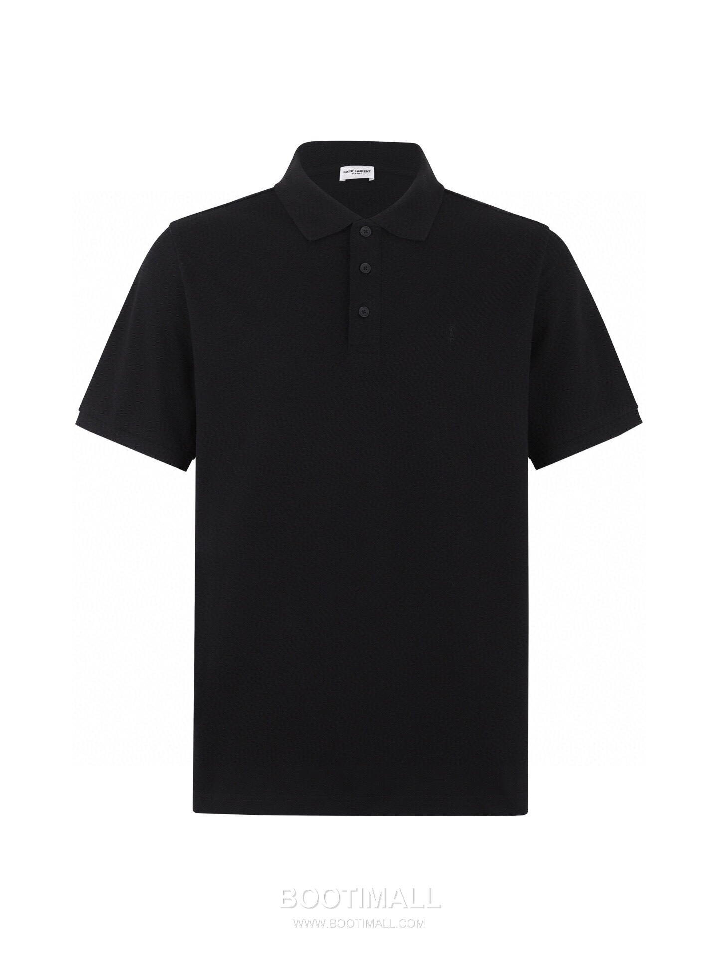 Saint Laurent SS26 Cotton Pique Polo Shirt Embroidered Logo 생로랑 SS26 코튼 피케 폴로 셔츠 자수 로고 1