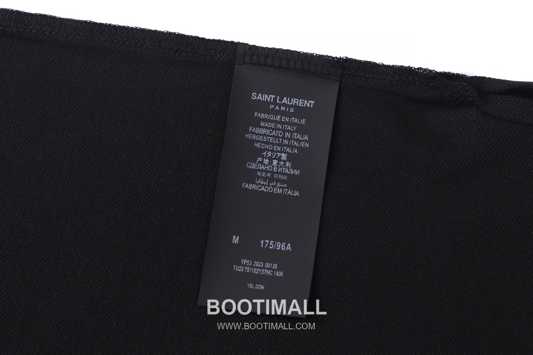 Saint Laurent SS26 Cotton Pique Polo Shirt Embroidered Logo 생로랑 SS26 코튼 피케 폴로 셔츠 자수 로고 9