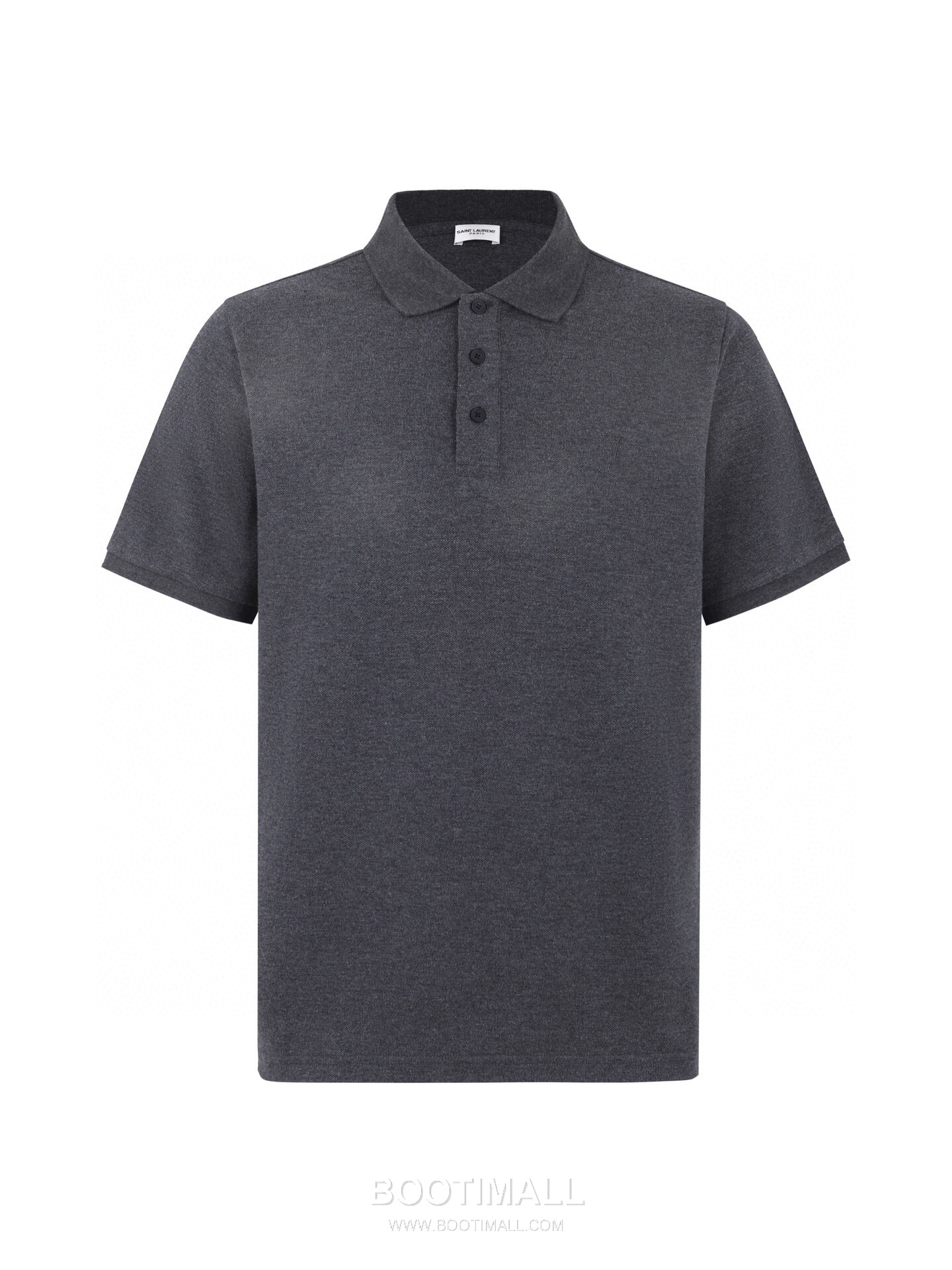 Saint Laurent SS26 Cotton Pique Polo Shirt Embroidered Logo 생로랑 SS26 코튼 피케 폴로 셔츠 자수 로고 1