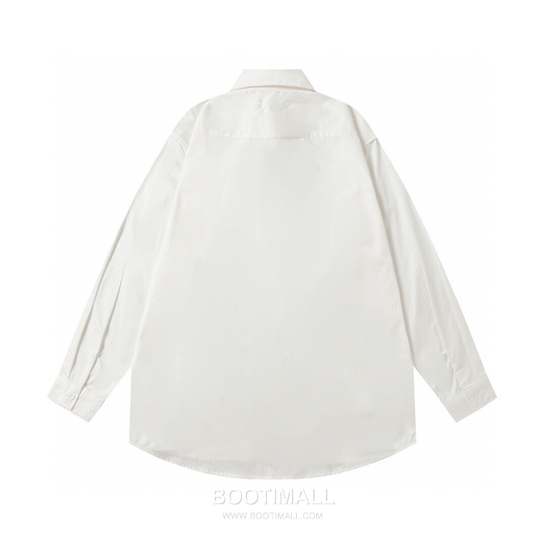 Maison Margiela SS26 Cotton Shirt Washed Label Logo Print 메종마르지엘라 SS26 코튼 셔츠 워시드 라벨 로고 프린트 2