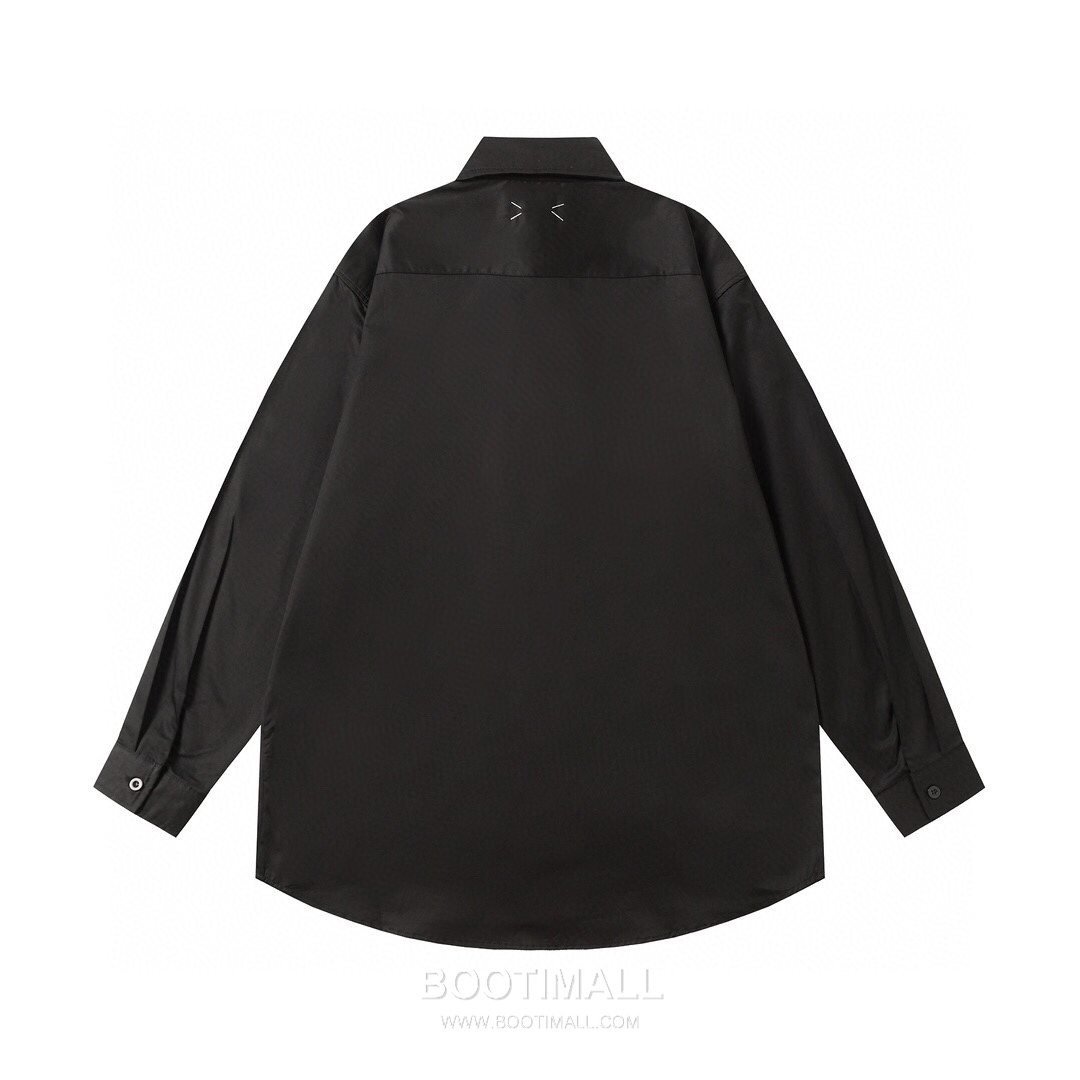 Maison Margiela SS26 Cotton Shirt Washed Label Logo Print 메종마르지엘라 SS26 코튼 셔츠 워시드 라벨 로고 프린트 2