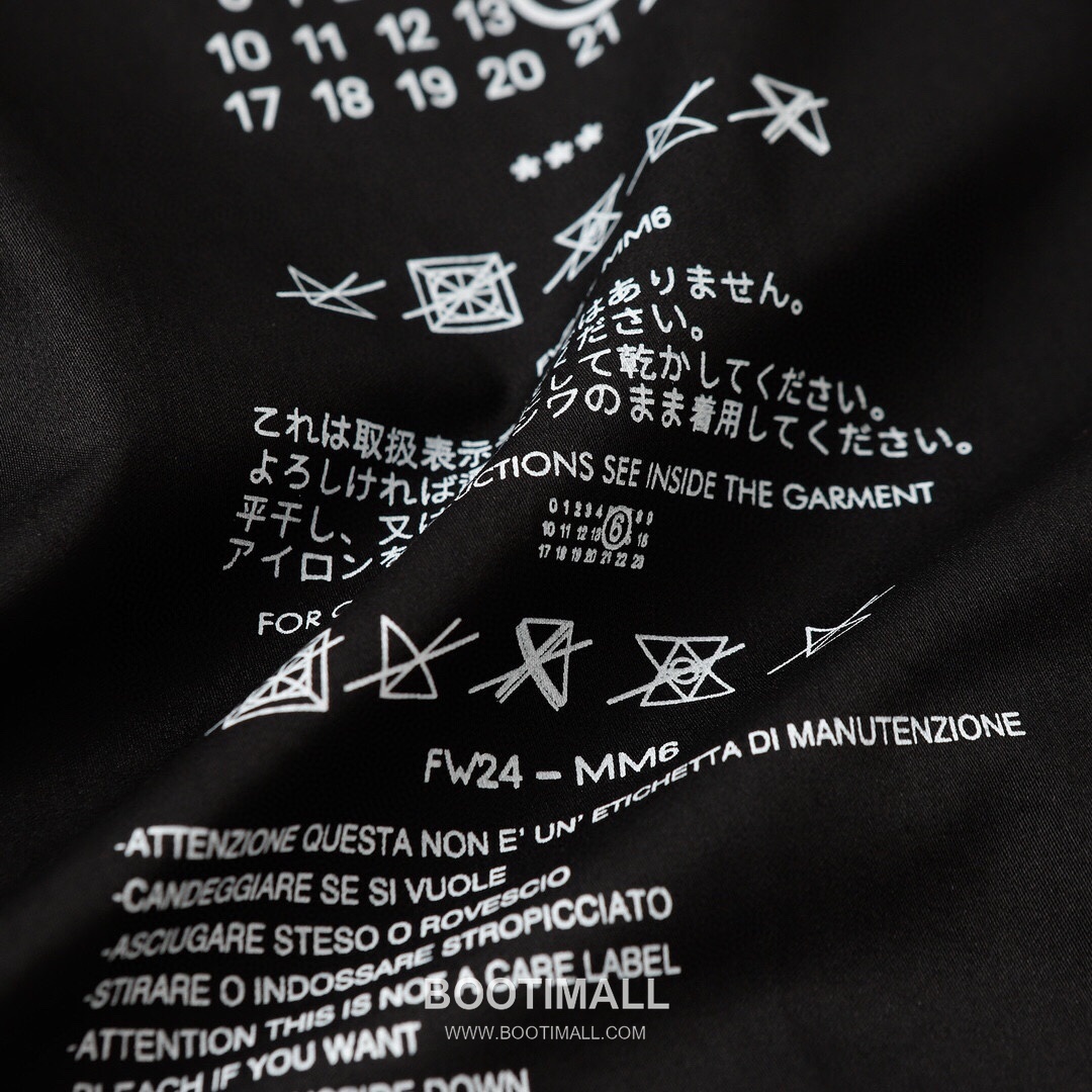 Maison Margiela SS26 Cotton Shirt Washed Label Logo Print 메종마르지엘라 SS26 코튼 셔츠 워시드 라벨 로고 프린트 5