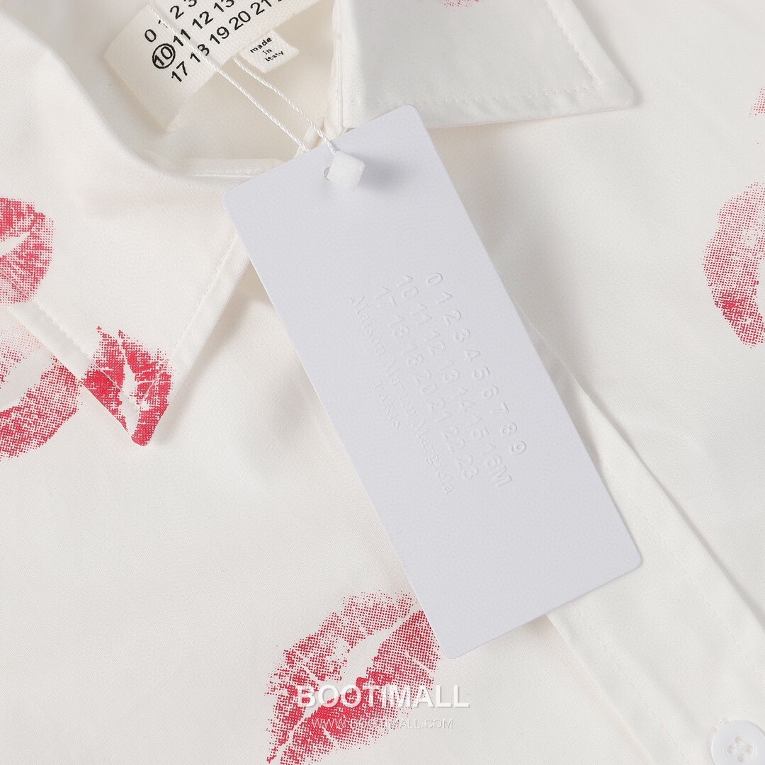 Maison Margiela SS26 Cotton Shirt Lip Print Logo 메종마르지엘라 SS26 코튼 셔츠 립 프린트 로고 6