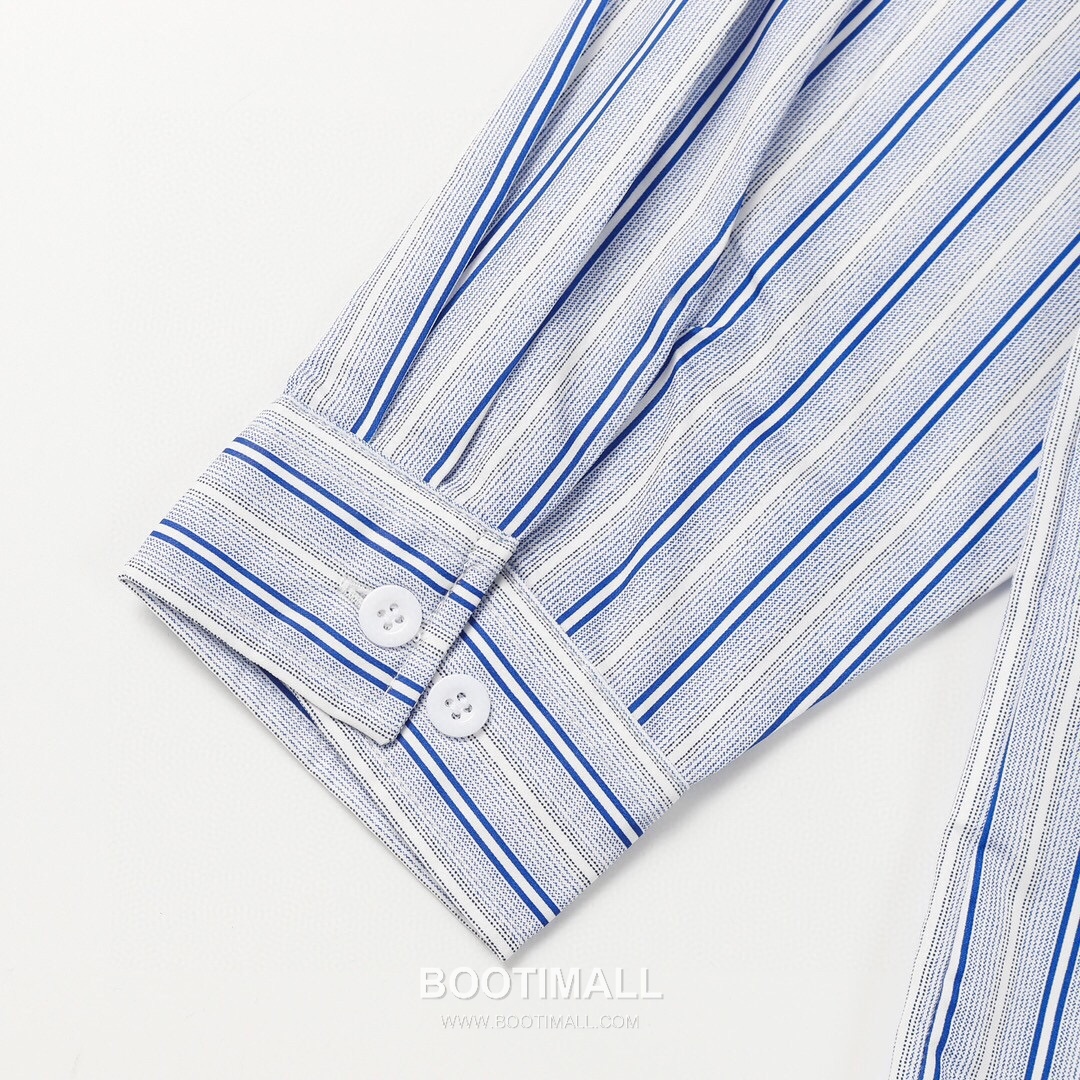 Maison Margiela SS26 Cotton Shirt Color Block Patchwork Calendar Logo Print 메종마르지엘라 SS26 코튼 셔츠 컬러블록 패치워크 캘린더 로고 프린트 5