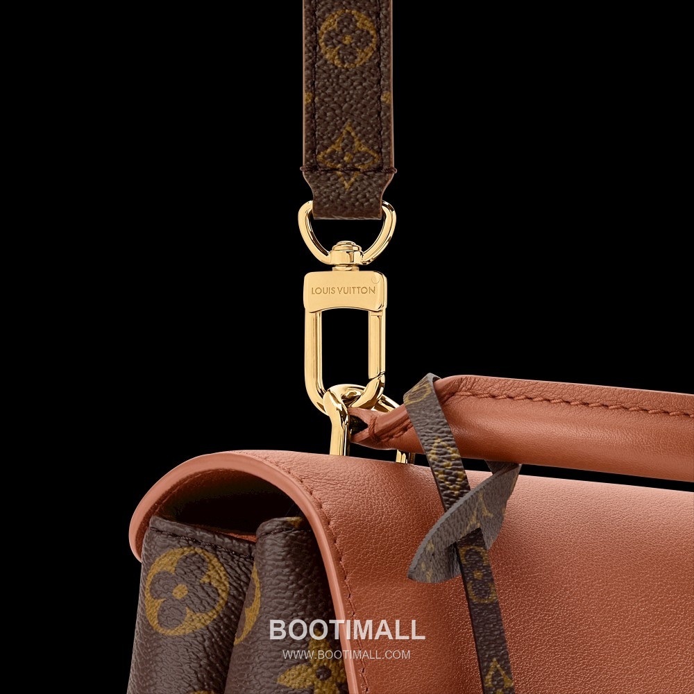 Louis Vuitton Madeleine BB Calfskin Leather Top Handle Bag with Flap Lock Detail 루이비통 마들렌 BB 카프스킨 탑핸들 플랩락 토트백 M27511 24cm 4