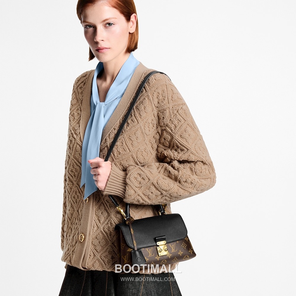 Louis Vuitton Madeleine BB Calfskin Leather Top Handle Bag with Flap Lock Detail 루이비통 마들렌 BB 카프스킨 탑핸들 플랩락 토트백 M27511 24cm 1