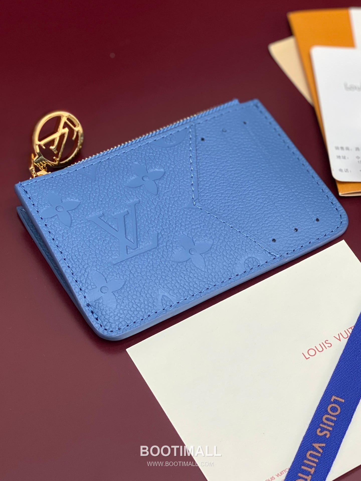 Louis Vuitton Romy Rainbow Monogram Empreinte Leather Card Holder Wallet with Zip Pocket Detail 루이비통 로미 레인보우 모노그램 앙프렝뜨 카드지갑 지퍼포켓 M27758 12cm 3