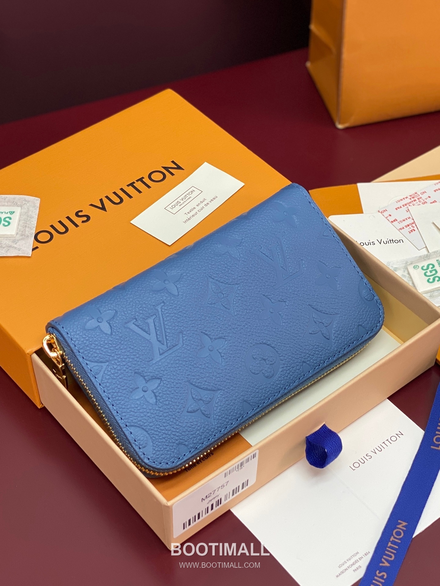 Louis Vuitton Margot Monogram Empreinte Leather Wallet with Multiple Compartments Detail 루이비통 마고 모노그램 앙프렝뜨 레더 월렛 멀티포켓 M27757 17cm 2