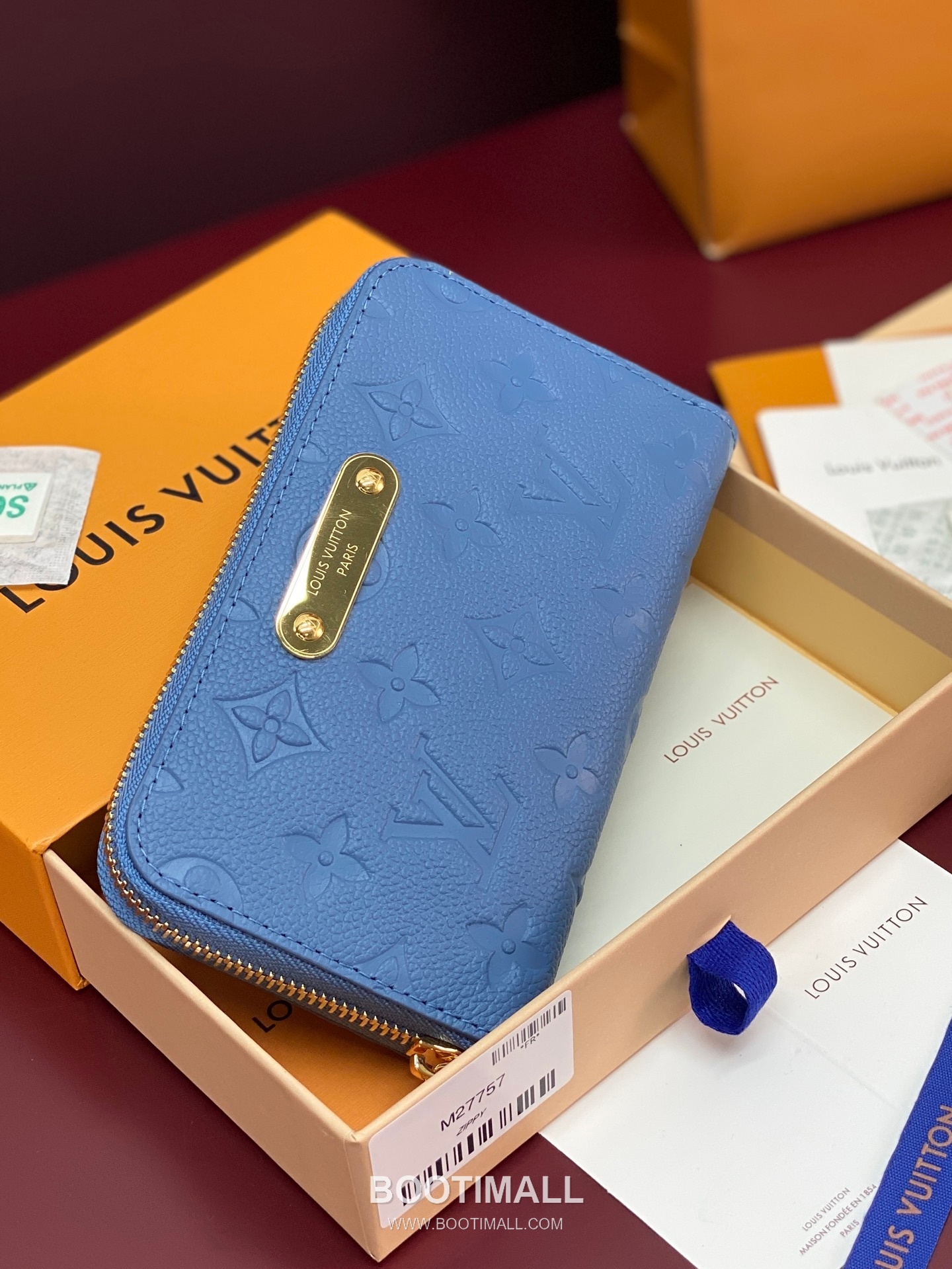 Louis Vuitton Margot Monogram Empreinte Leather Wallet with Multiple Compartments Detail 루이비통 마고 모노그램 앙프렝뜨 레더 월렛 멀티포켓 M27757 17cm 4