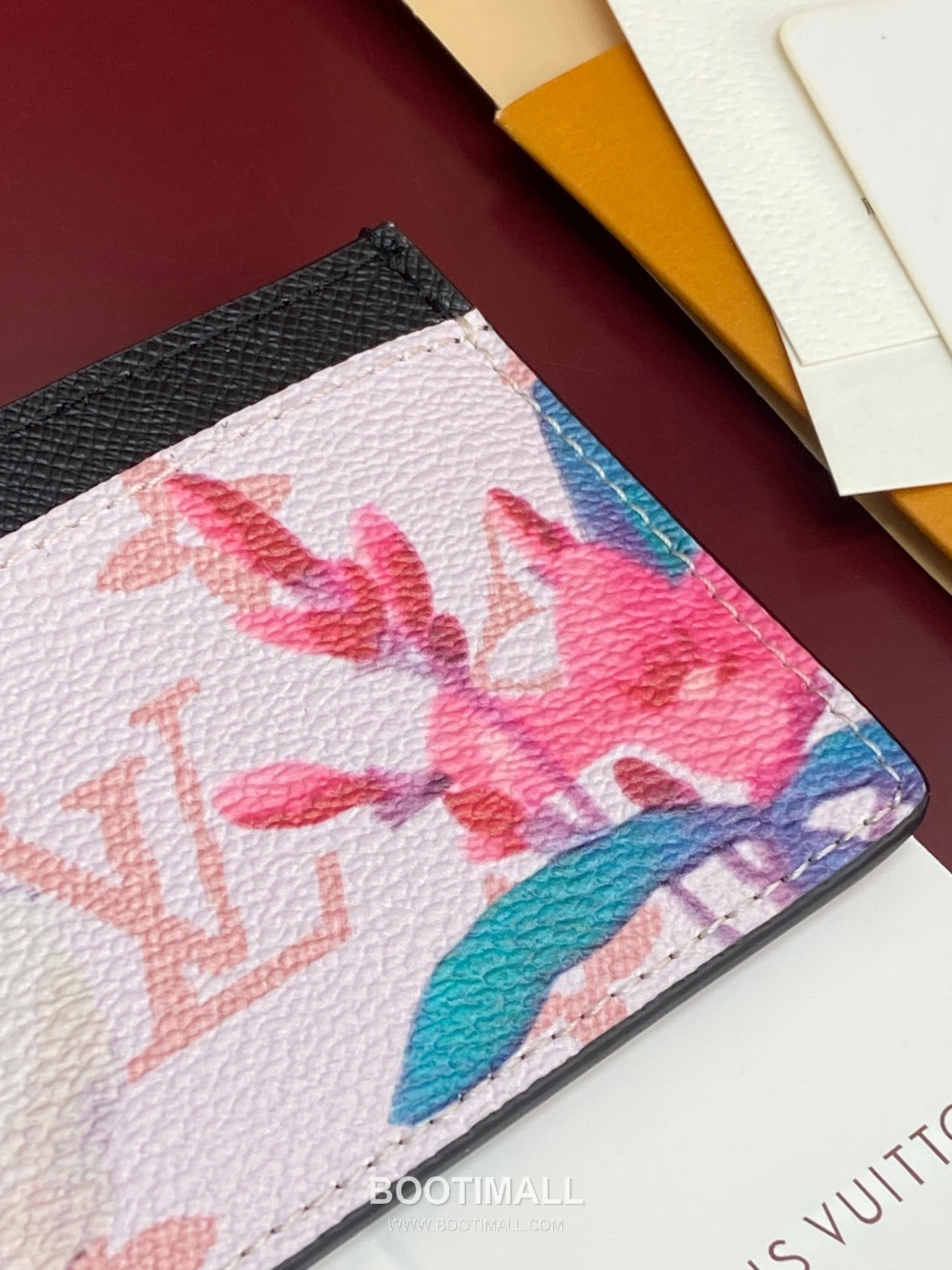 Louis Vuitton Monogram Eden Canvas Leather Card Holder Wallet with Outer Slot Detail 루이비통 모노그램 에덴 캔버스 카드지갑 아우터슬롯 M28919 11cm 7