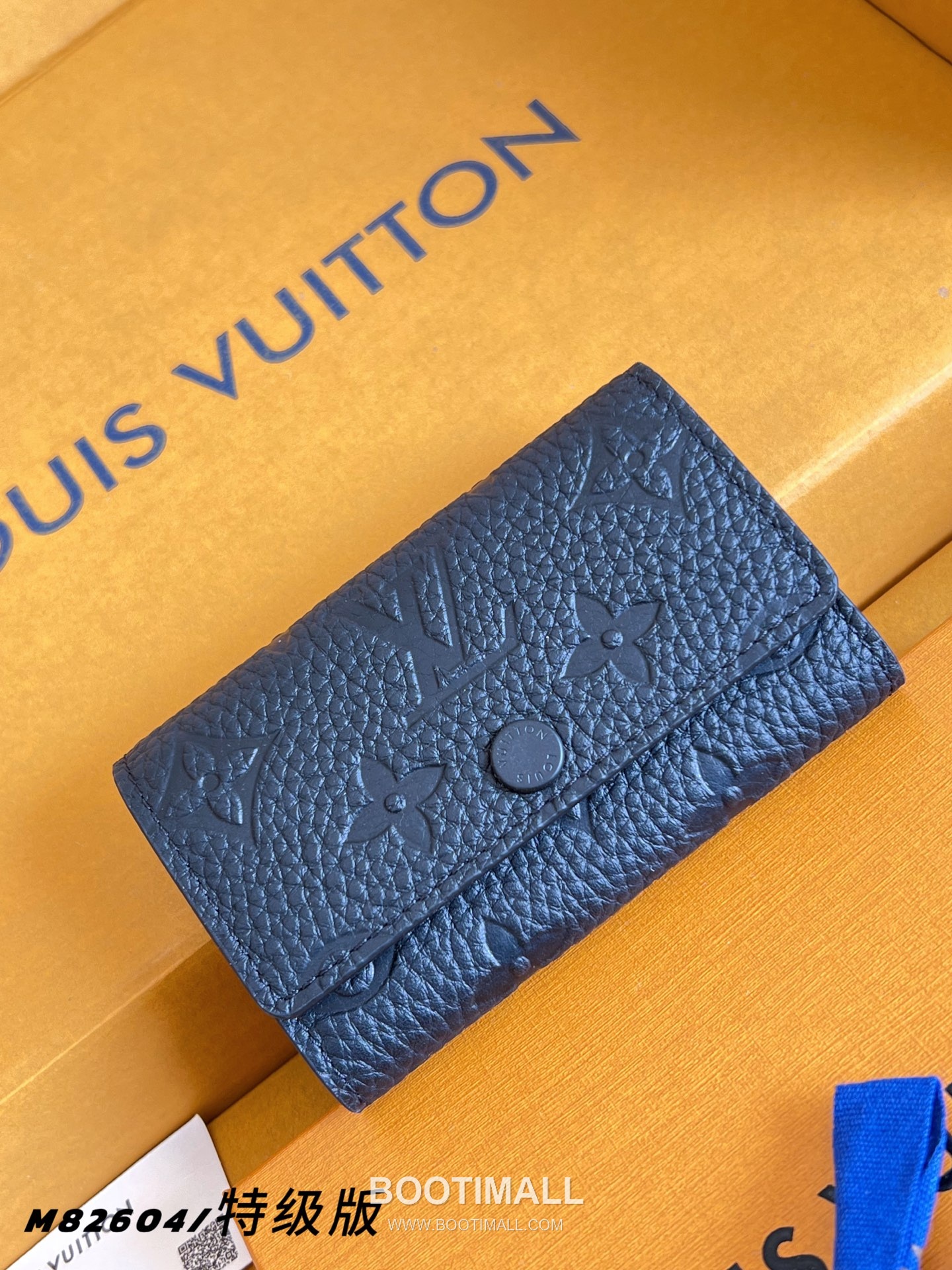 Louis Vuitton Key Pouch Taurillon Leather Key Holder Wallet with Snap Button Detail 루이비통 키 파우치 토리옹 레더 키홀더 스냅버튼 M82604 12cm 3