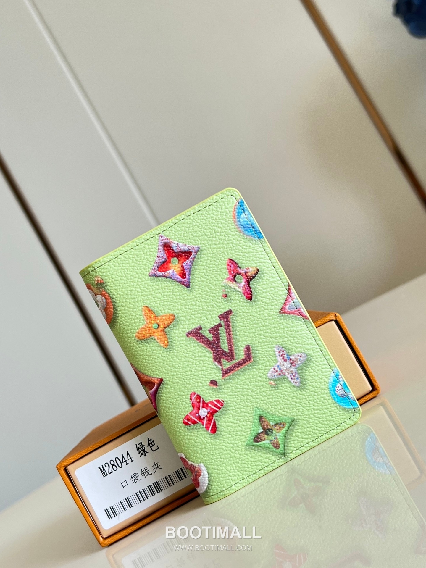 Louis Vuitton Pocket Organizer Brushed Monogram Leather Wallet with Card Slots Detail 루이비통 포켓 오거나이저 브러시드 모노그램 레더 카드지갑 M28044 7.5cm 1