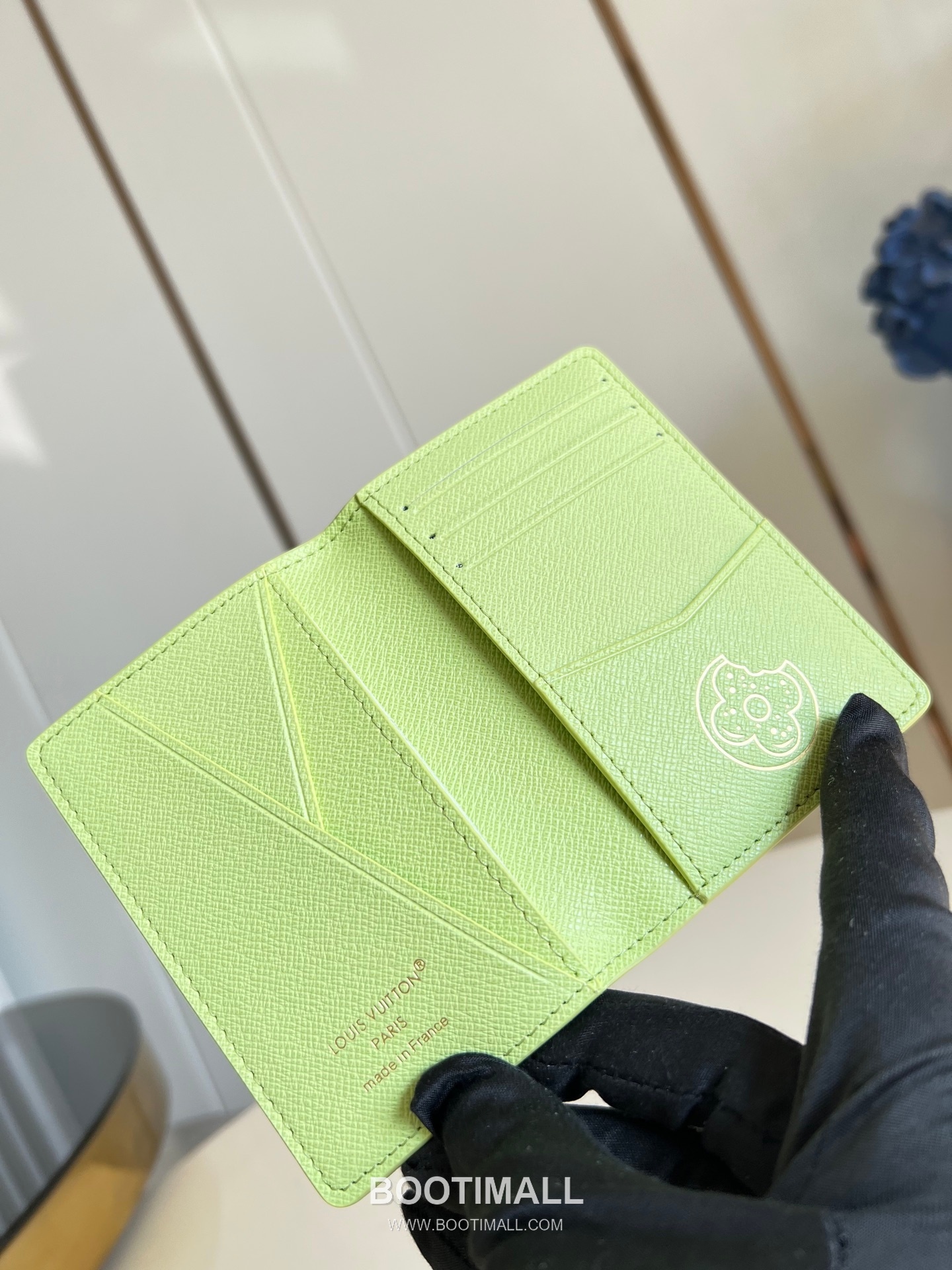 Louis Vuitton Pocket Organizer Brushed Monogram Leather Wallet with Card Slots Detail 루이비통 포켓 오거나이저 브러시드 모노그램 레더 카드지갑 M28044 7.5cm 6