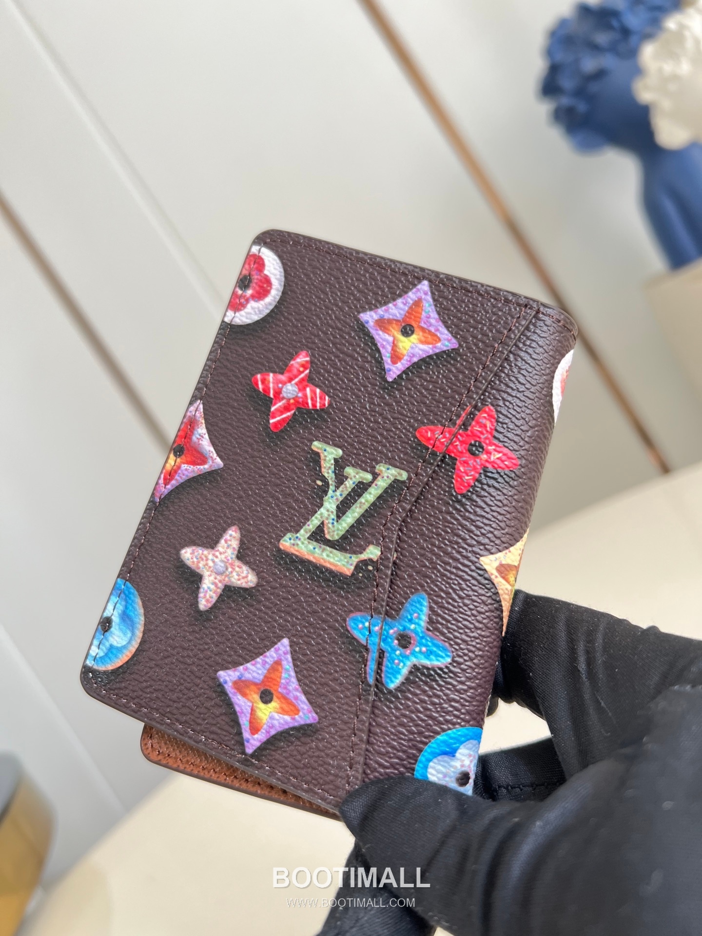 Louis Vuitton Pocket Organizer Brushed Monogram Leather Wallet with Card Slots Detail 루이비통 포켓 오거나이저 브러시드 모노그램 레더 카드지갑 M28282 7.5cm 4