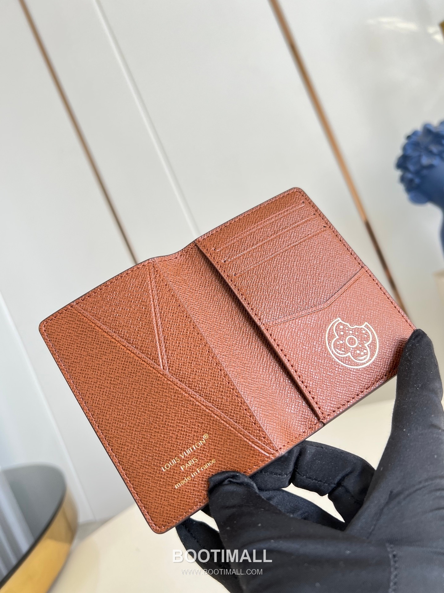 Louis Vuitton Pocket Organizer Brushed Monogram Leather Wallet with Card Slots Detail 루이비통 포켓 오거나이저 브러시드 모노그램 레더 카드지갑 M28282 7.5cm 6