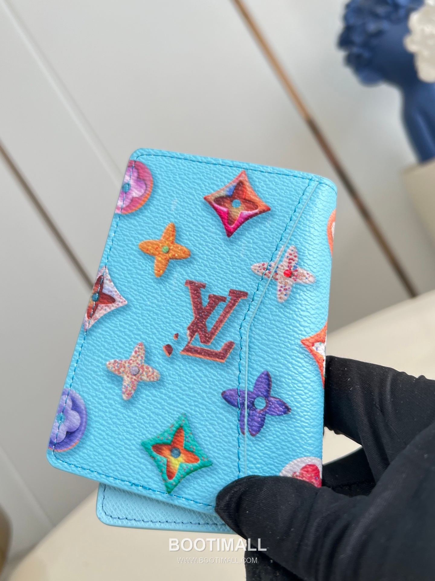 Louis Vuitton Pocket Organizer Brushed Monogram Leather Wallet with Card Slots Detail 루이비통 포켓 오거나이저 브러시드 모노그램 레더 카드지갑 M28045 7.5cm 4