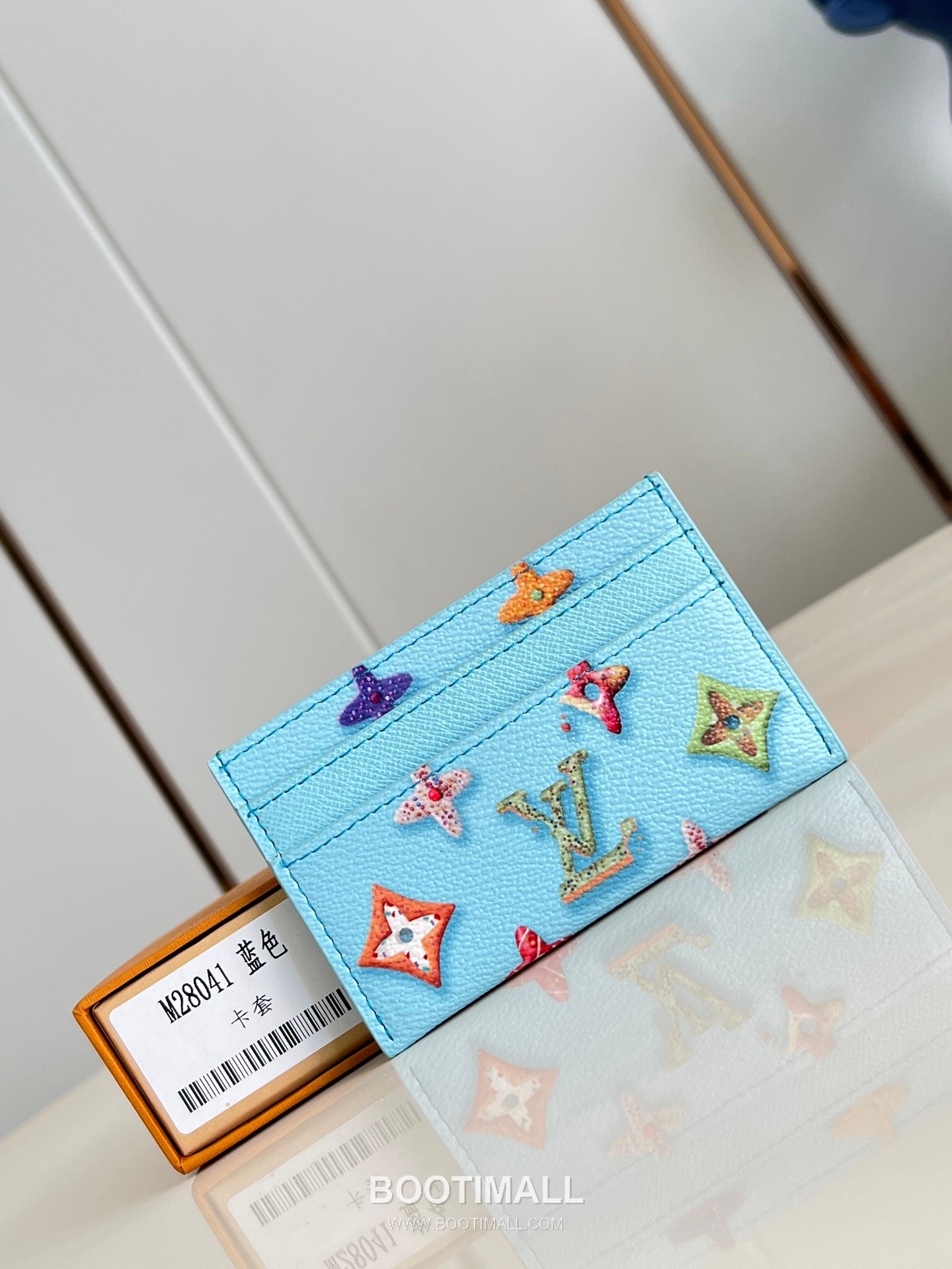 Louis Vuitton Monogram Eclipse Canvas Card Holder Wallet with Central Pocket Detail 루이비통 모노그램 이클립스 캔버스 카드지갑 센트럴포켓 M28041 11cm 1