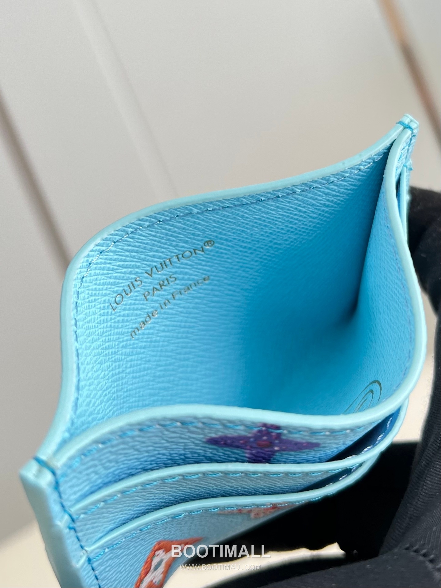 Louis Vuitton Monogram Eclipse Canvas Card Holder Wallet with Central Pocket Detail 루이비통 모노그램 이클립스 캔버스 카드지갑 센트럴포켓 M28041 11cm 5