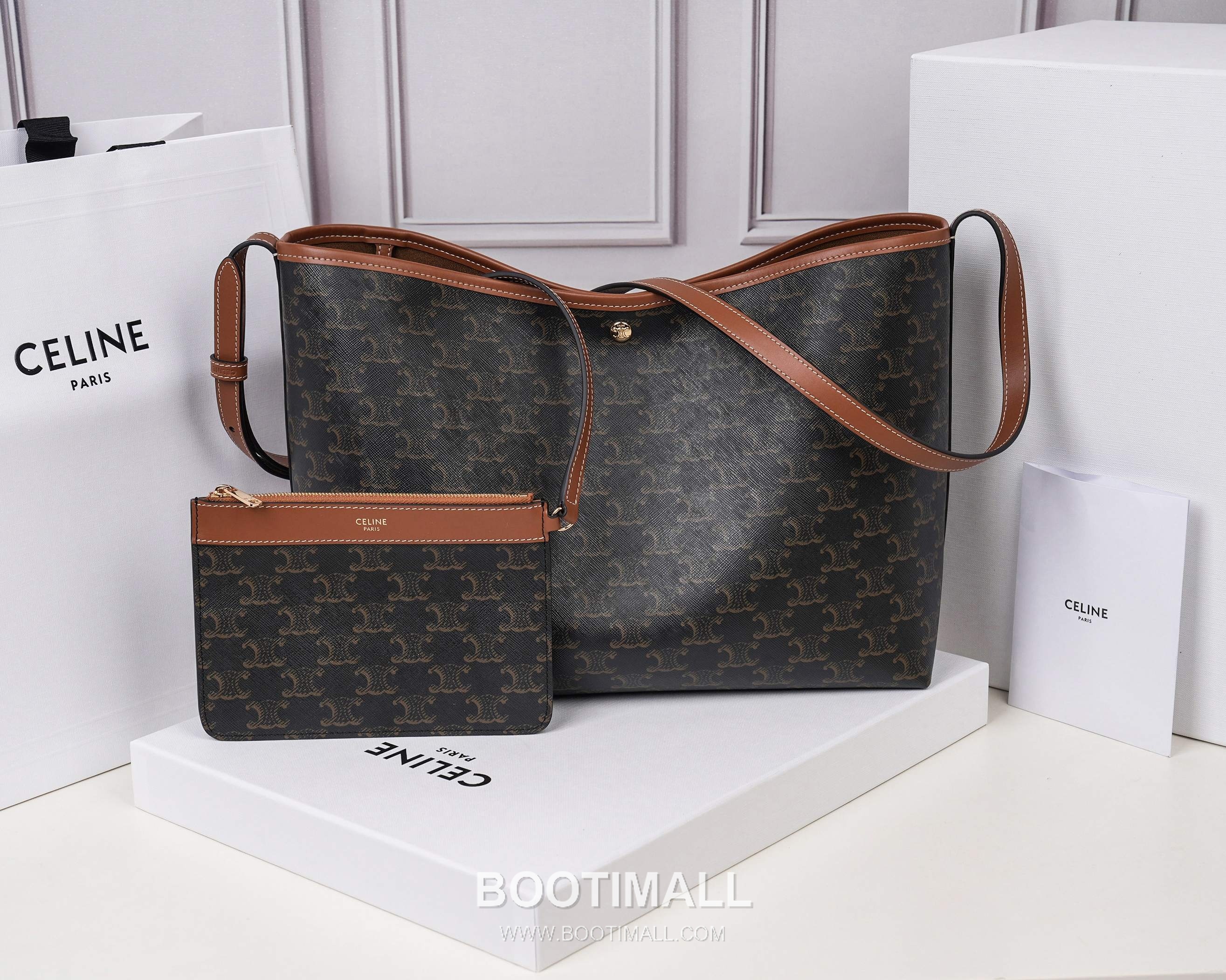 Louis Vuitton Monogram Canvas Cowhide Leather Tote Bag with Structured Body Detail 루이비통 모노그램 캔버스 카우하이드 토트백 스트럭처드바디 123912 32.5cm 9