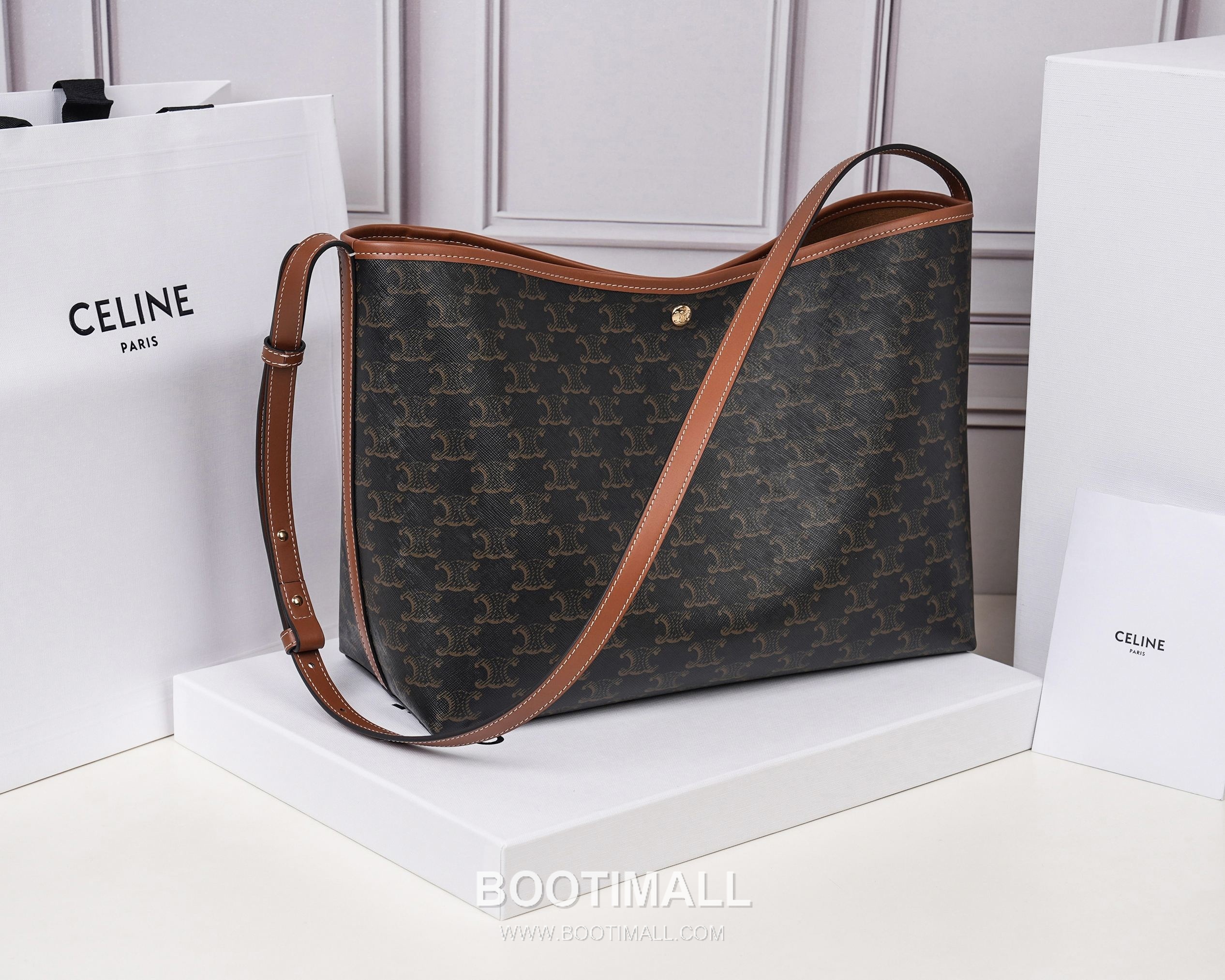 Louis Vuitton Monogram Canvas Cowhide Leather Tote Bag with Structured Body Detail 루이비통 모노그램 캔버스 카우하이드 토트백 스트럭처드바디 123912 32.5cm 10