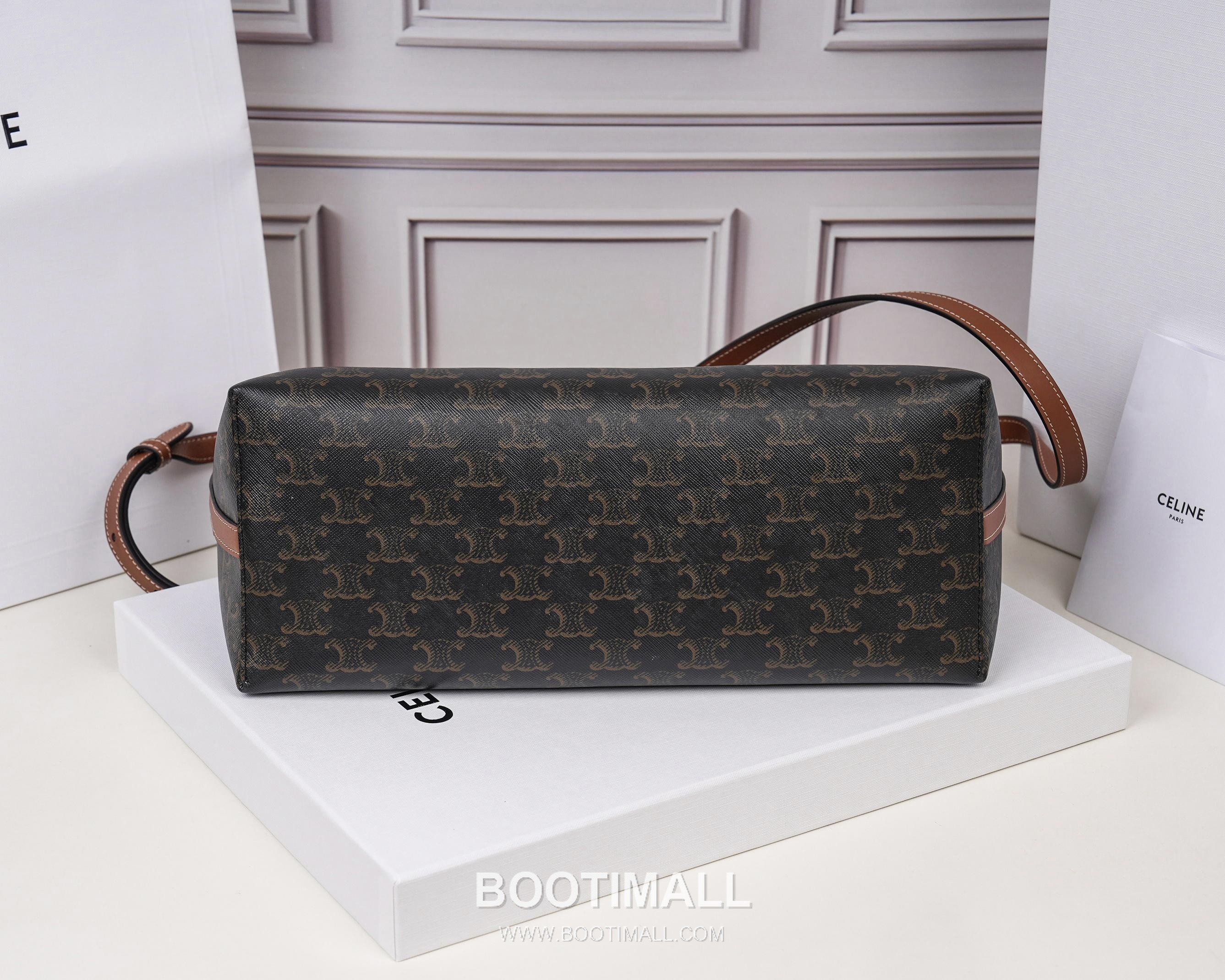 Louis Vuitton Monogram Canvas Cowhide Leather Tote Bag with Structured Body Detail 루이비통 모노그램 캔버스 카우하이드 토트백 스트럭처드바디 123912 32.5cm 13