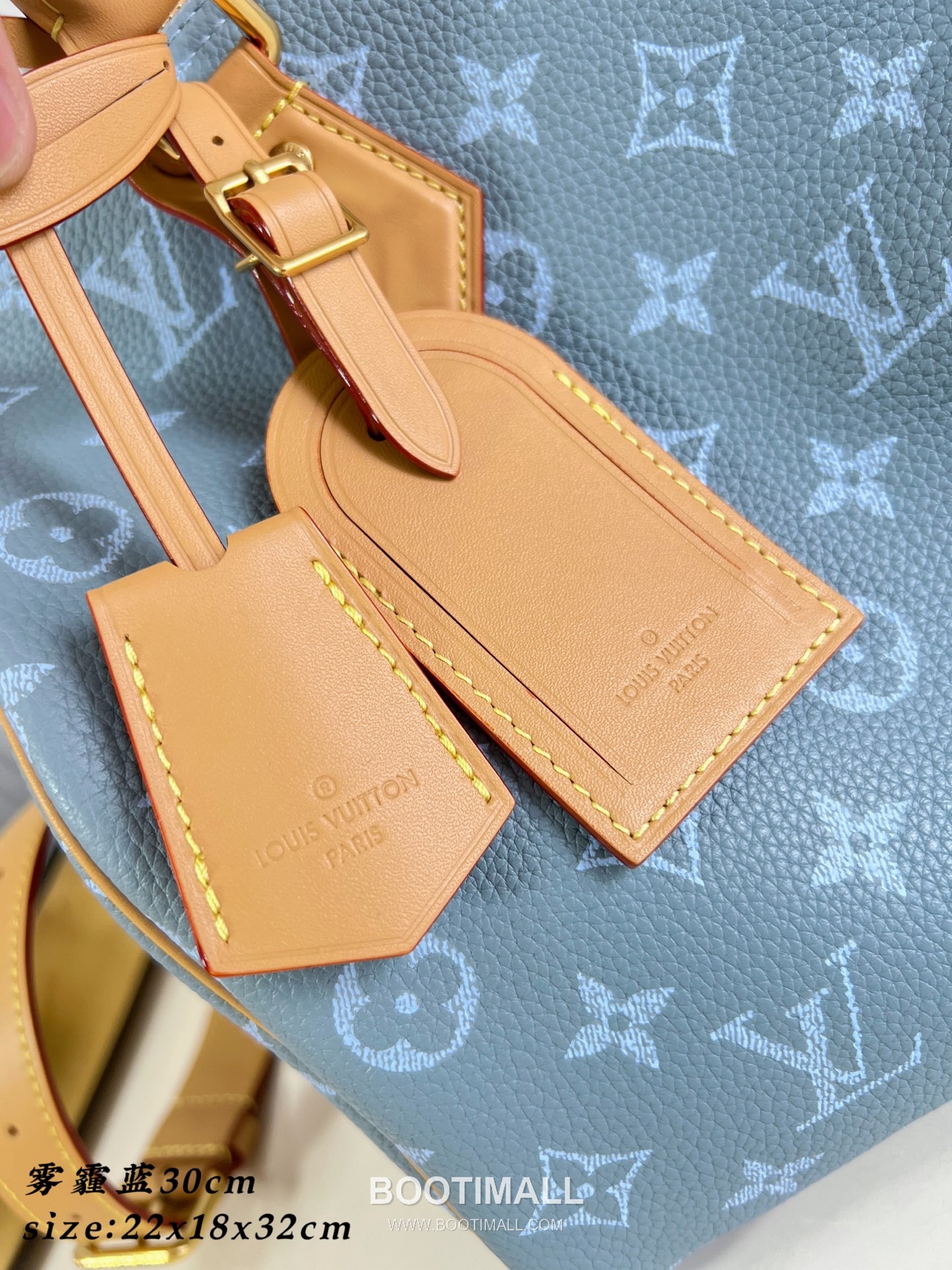 Louis Vuitton Speedy P9 Bandoulière 30 Monogram Cowhide Leather Boston Bag with Strap Detail 루이비통 스피디 P9 반둘리에 30 모노그램 카우하이드 보스턴백 스트랩 M28384 32cm 4