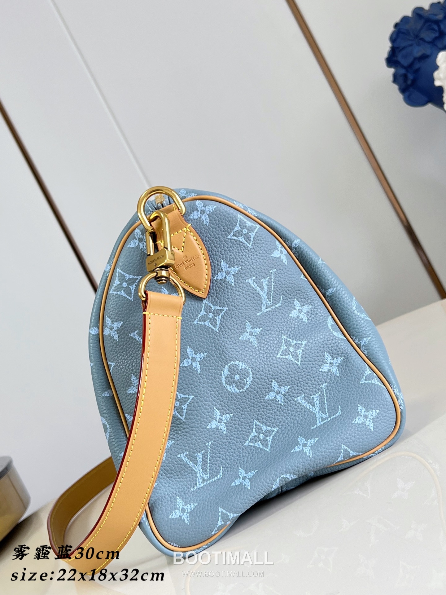 Louis Vuitton Speedy P9 Bandoulière 30 Monogram Cowhide Leather Boston Bag with Strap Detail 루이비통 스피디 P9 반둘리에 30 모노그램 카우하이드 보스턴백 스트랩 M28384 32cm 8