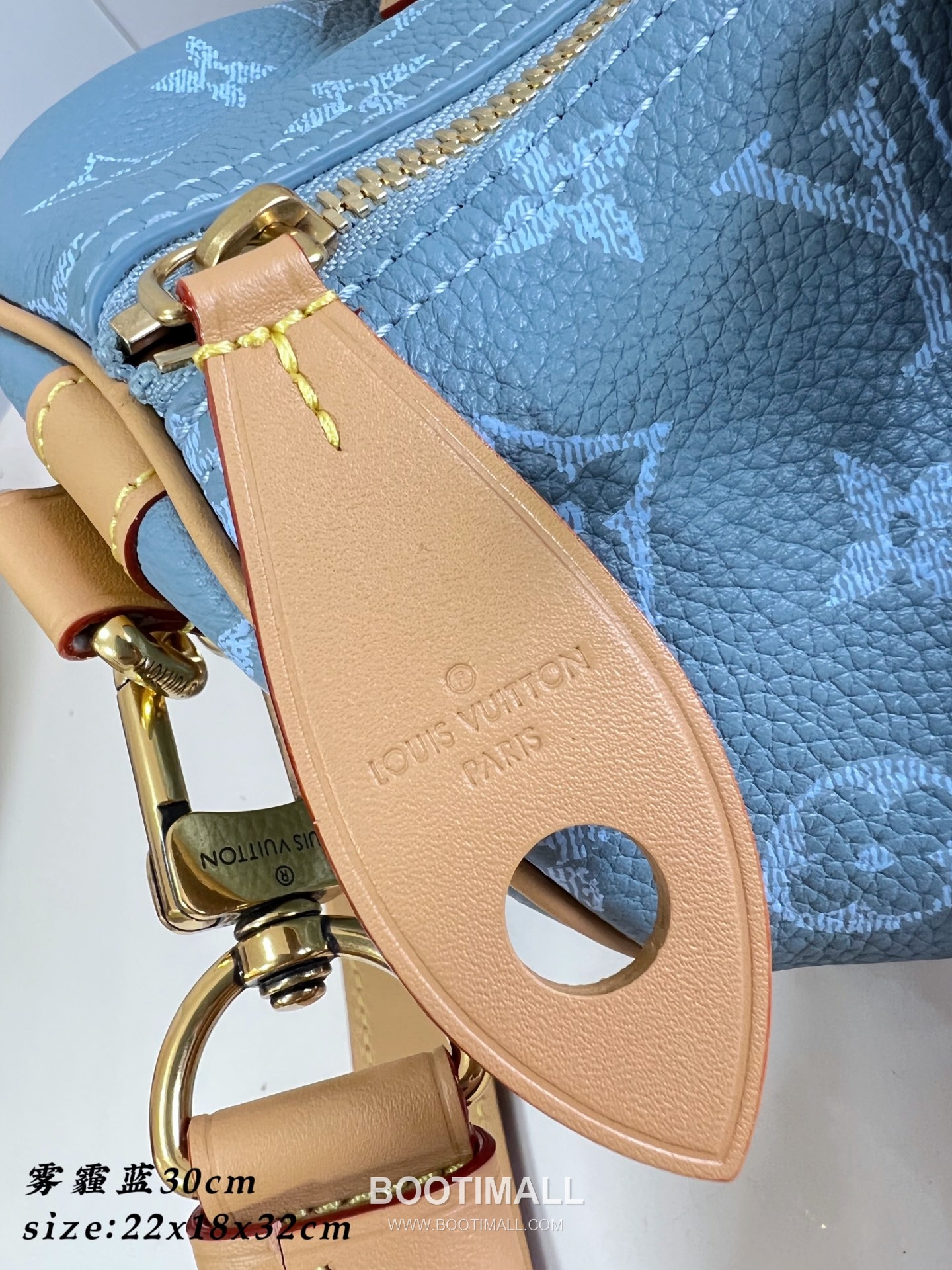 Louis Vuitton Speedy P9 Bandoulière 30 Monogram Cowhide Leather Boston Bag with Strap Detail 루이비통 스피디 P9 반둘리에 30 모노그램 카우하이드 보스턴백 스트랩 M28384 32cm 13
