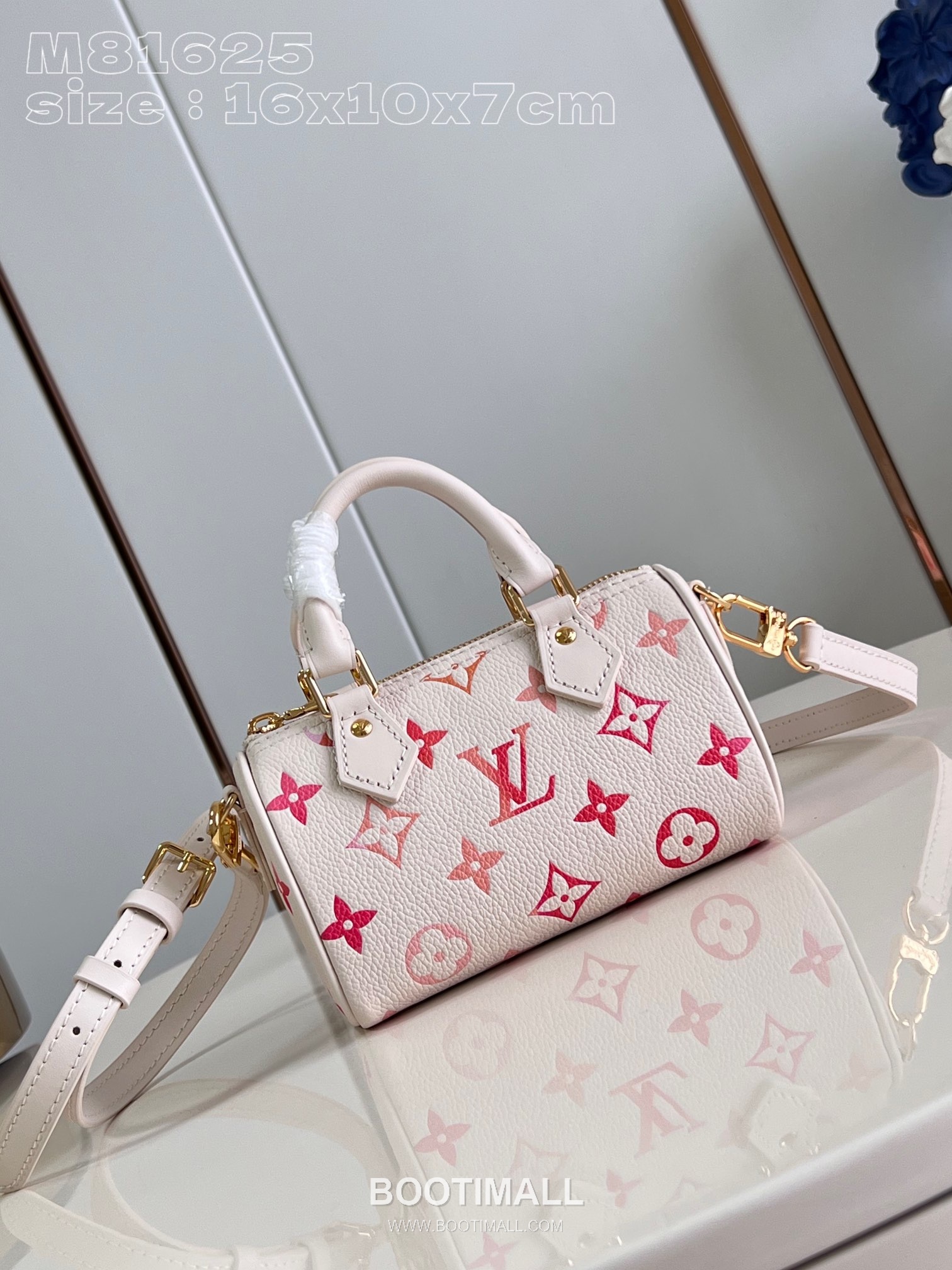 Louis Vuitton Nano Speedy Monogram Empreinte Leather Mini Boston Bag with Gradient Print Detail 루이비통 나노 스피디 모노그램 앙프렝뜨 미니 보스턴백 그라데이션프린트 M83452 16cm 1