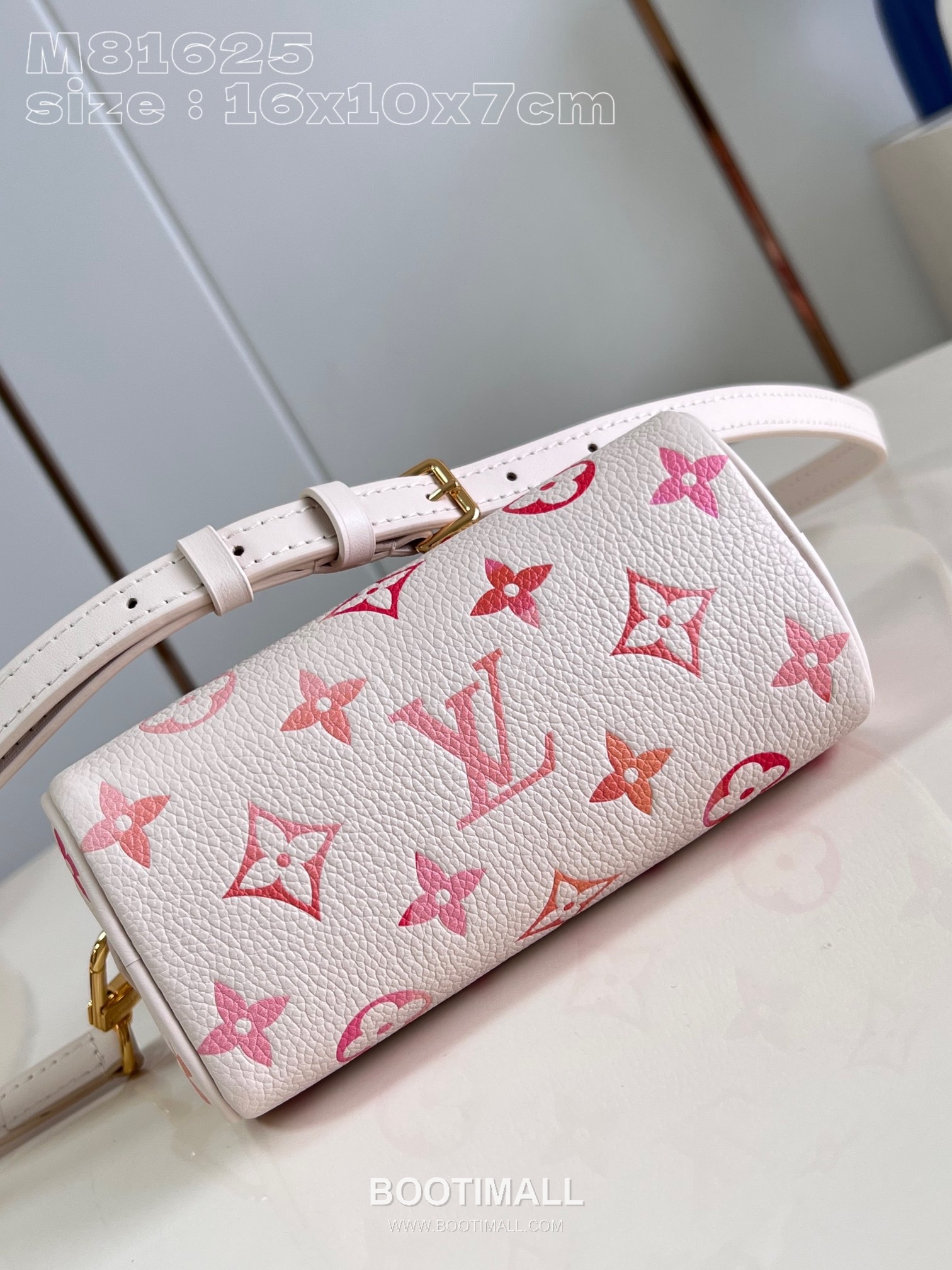 Louis Vuitton Nano Speedy Monogram Empreinte Leather Mini Boston Bag with Gradient Print Detail 루이비통 나노 스피디 모노그램 앙프렝뜨 미니 보스턴백 그라데이션프린트 M83452 16cm 5
