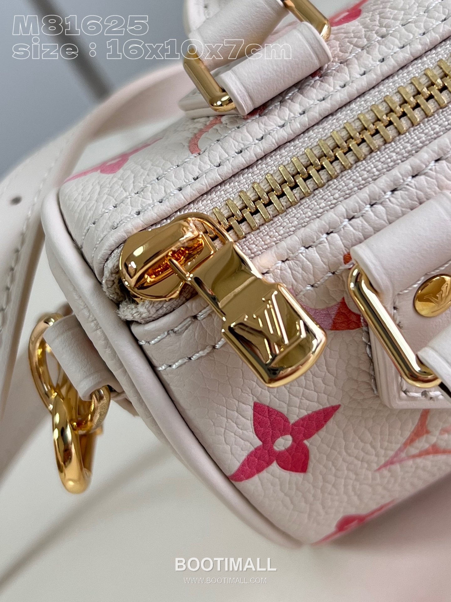 Louis Vuitton Nano Speedy Monogram Empreinte Leather Mini Boston Bag with Gradient Print Detail 루이비통 나노 스피디 모노그램 앙프렝뜨 미니 보스턴백 그라데이션프린트 M83452 16cm 7