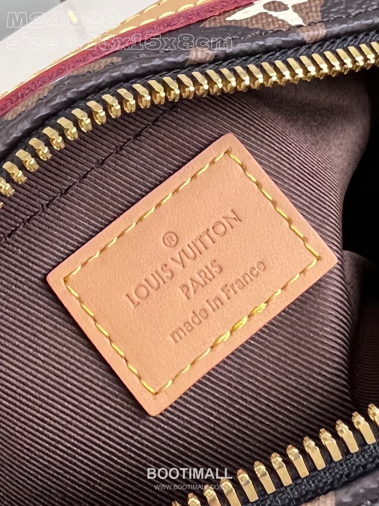 Louis Vuitton Envelope Monogram Canvas Crossbody Messenger Bag with Craggy Print Detail 루이비통 엔벨로프 모노그램 캔버스 크로스바디 메신저백 크래기프린트 M24820 23.5cm 9