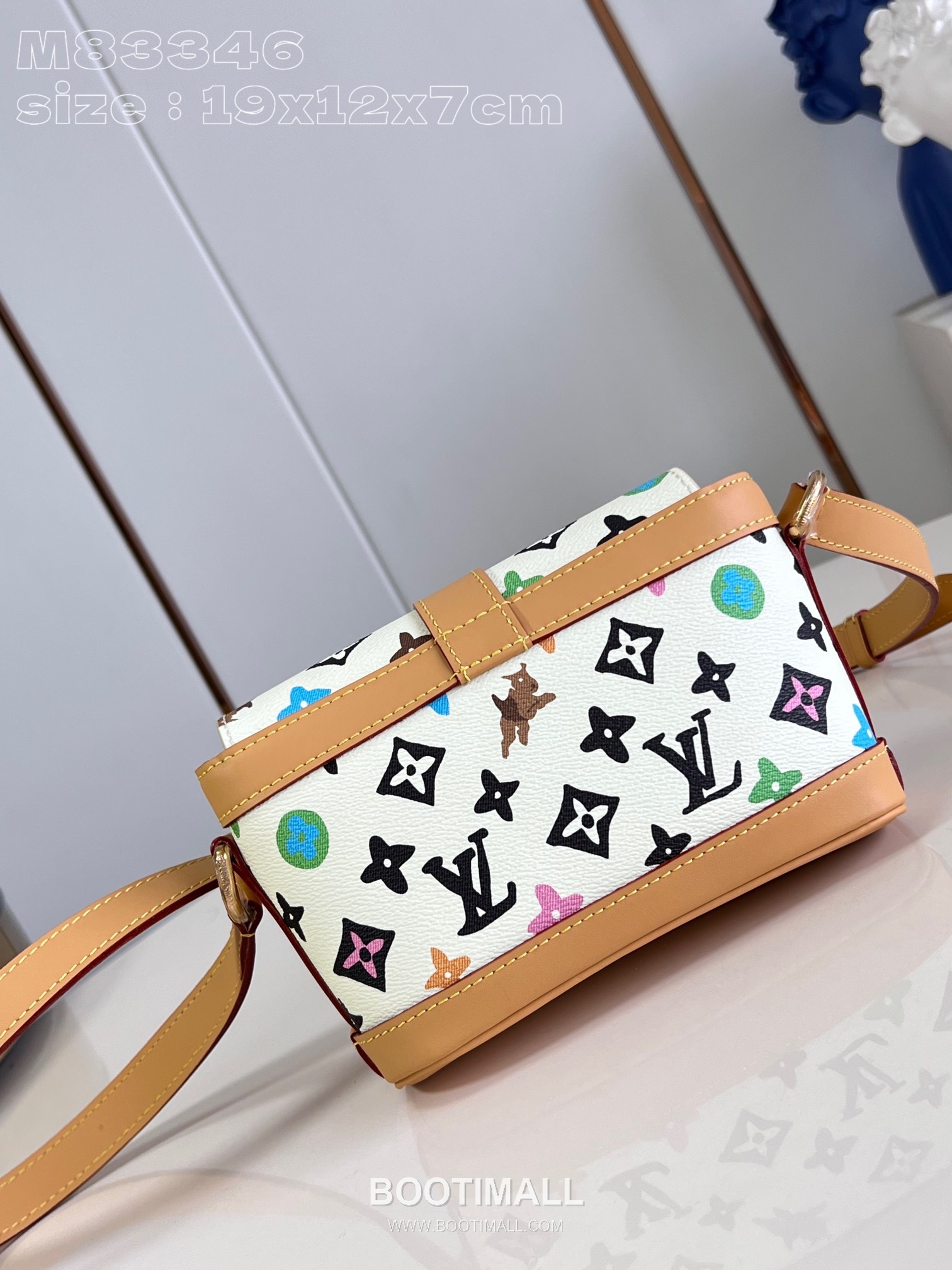 Louis Vuitton Envelope Mini Monogram Canvas Crossbody Bag with Wavy Magnetic Flap Detail 루이비통 엔벨로프 미니 모노그램 캔버스 크로스백 웨이브자석플랩 M83346 19cm 5