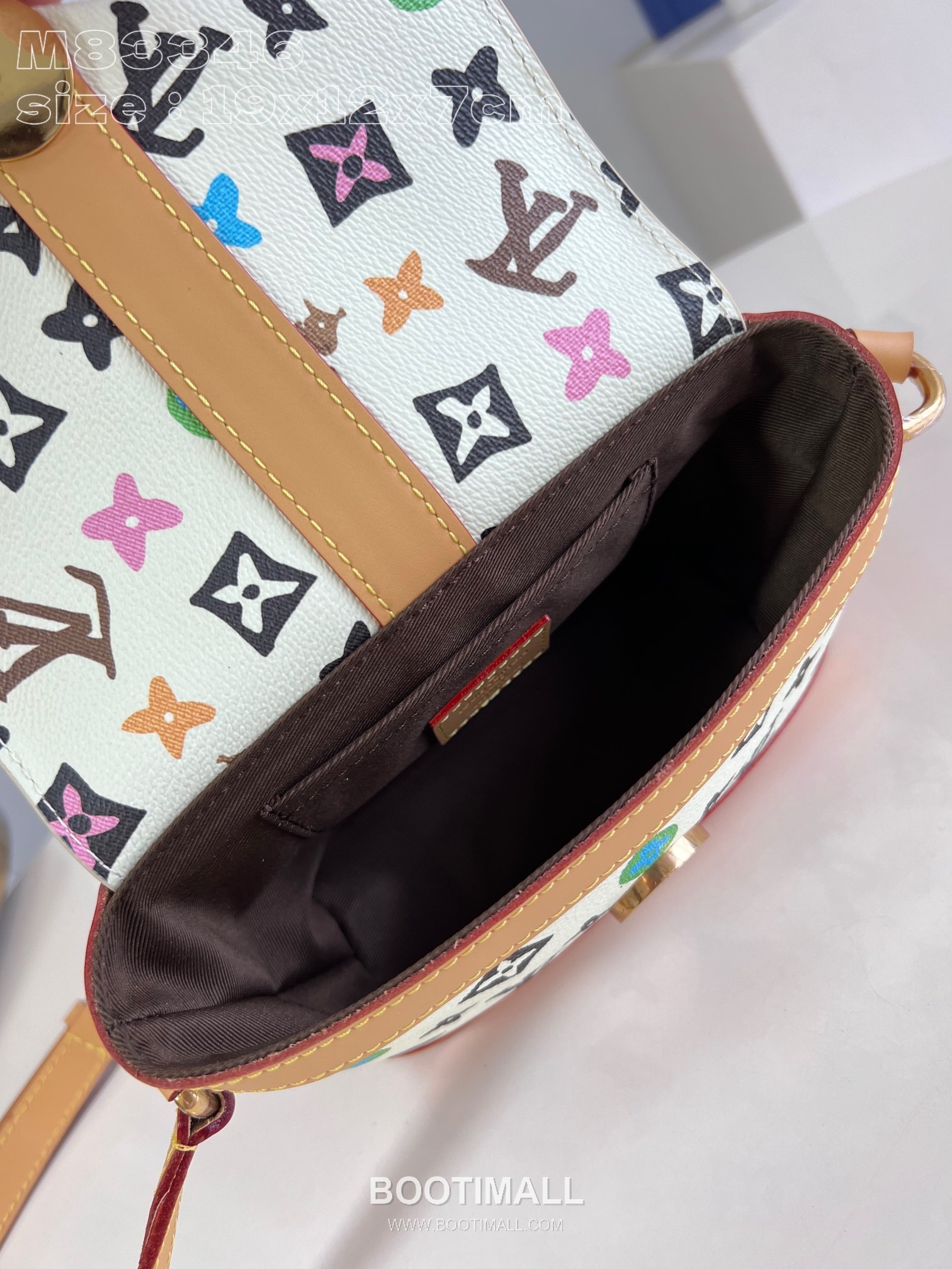 Louis Vuitton Envelope Mini Monogram Canvas Crossbody Bag with Wavy Magnetic Flap Detail 루이비통 엔벨로프 미니 모노그램 캔버스 크로스백 웨이브자석플랩 M83346 19cm 8