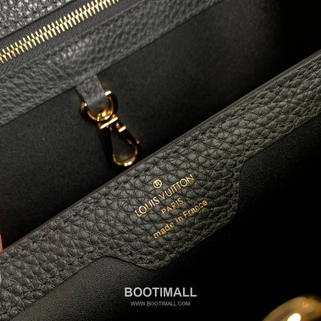 Louis Vuitton Capucines PM Taurillon Leather Top Handle Tote Bag with Chain LV Detail 루이비통 카퓌신 PM 토리옹 레더 탑핸들 토트백 체인LV M24673 27cm 8