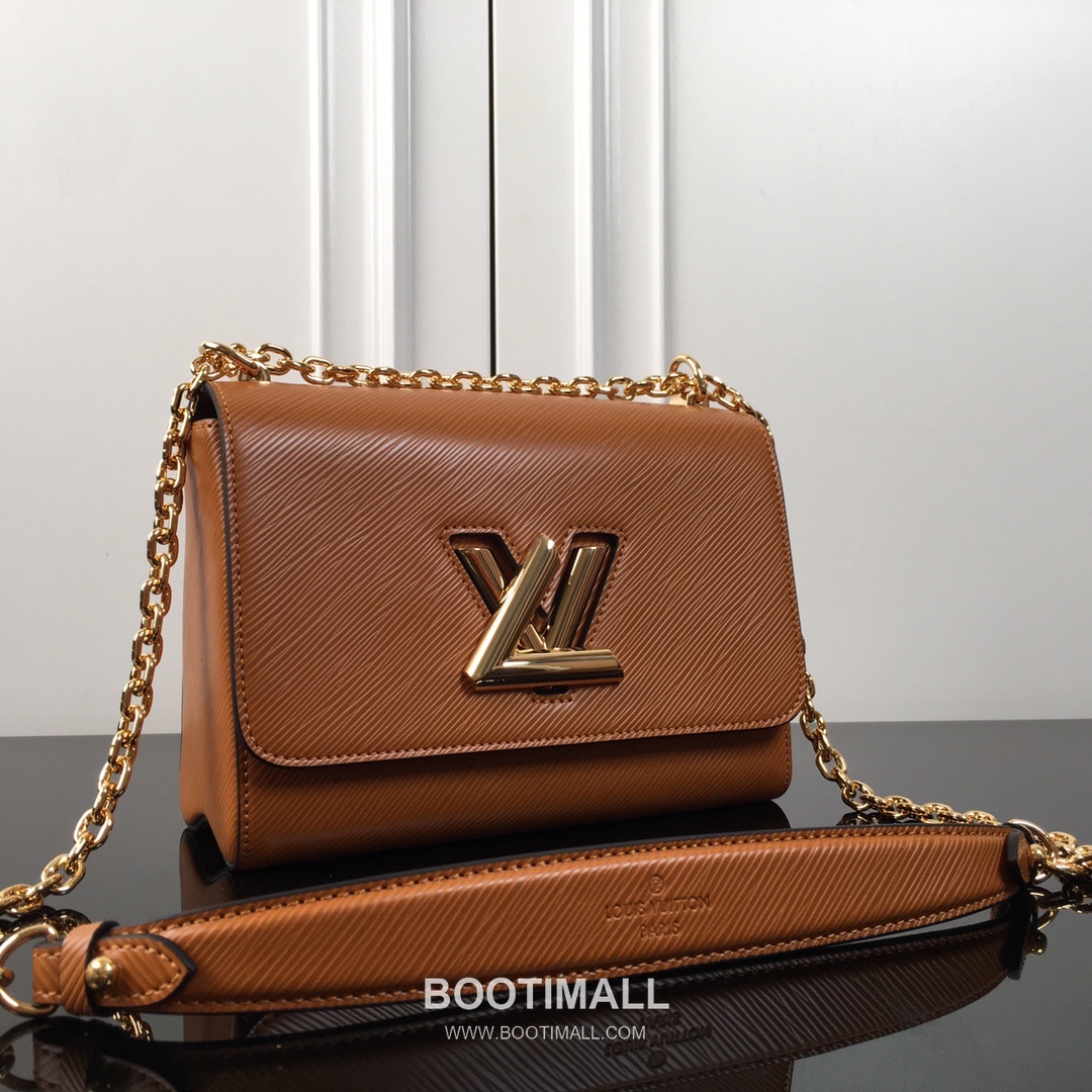Louis Vuitton Twist MM Epi Calfskin Leather Chain Shoulder Bag with Twist Lock Detail 루이비통 트위스트 MM 에피 카프스킨 체인 숄더백 트위스트락 M50280 23cm 5