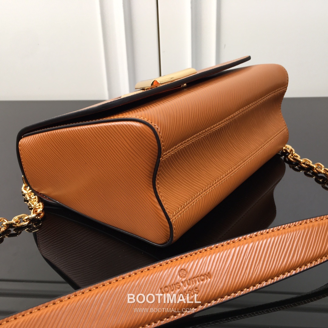 Louis Vuitton Twist MM Epi Calfskin Leather Chain Shoulder Bag with Twist Lock Detail 루이비통 트위스트 MM 에피 카프스킨 체인 숄더백 트위스트락 M50280 23cm 10