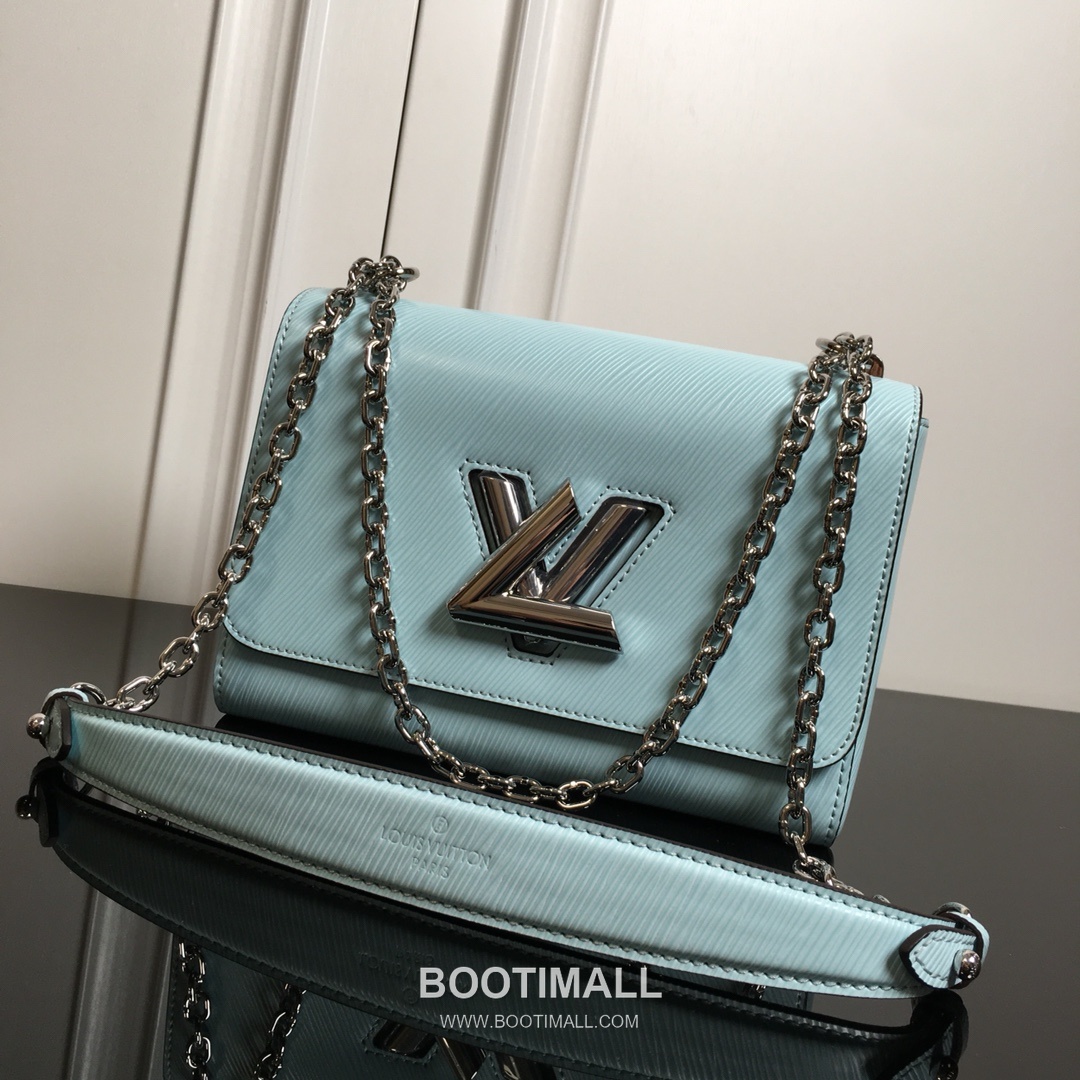 Louis Vuitton Twist MM Epi Calfskin Leather Chain Shoulder Bag with Twist Lock Detail 루이비통 트위스트 MM 에피 카프스킨 체인 숄더백 트위스트락 M50280 23cm 8