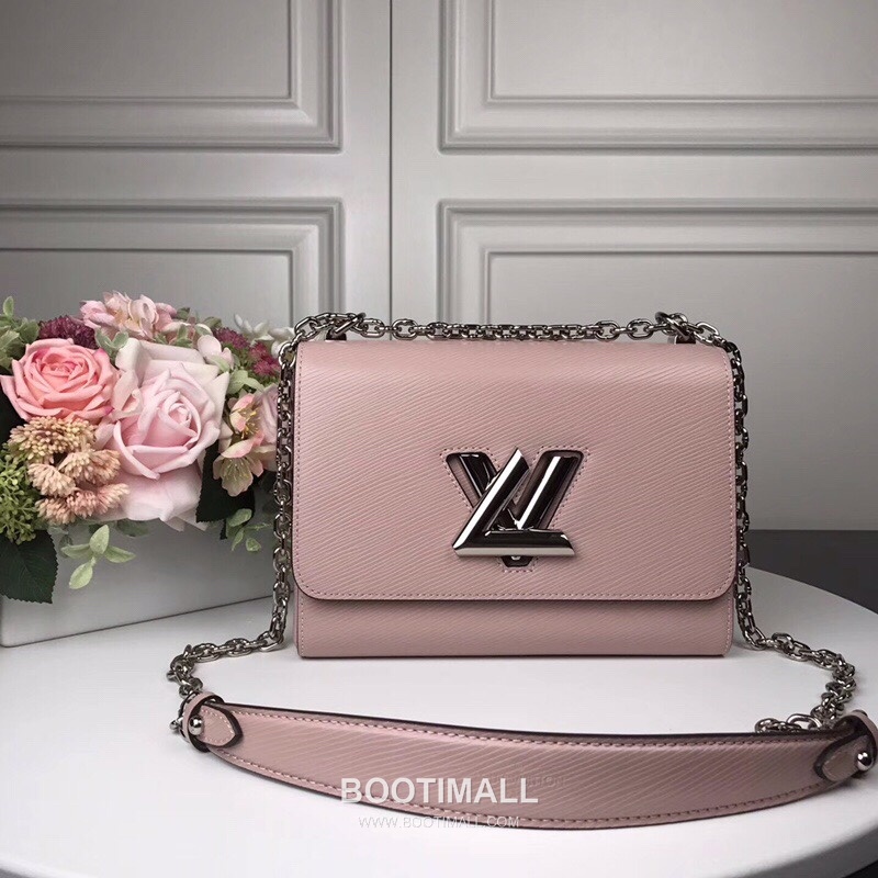 Louis Vuitton Twist MM Epi Calfskin Leather Chain Shoulder Bag with Twist Lock Detail 루이비통 트위스트 MM 에피 카프스킨 체인 숄더백 트위스트락 M50280 23cm 1