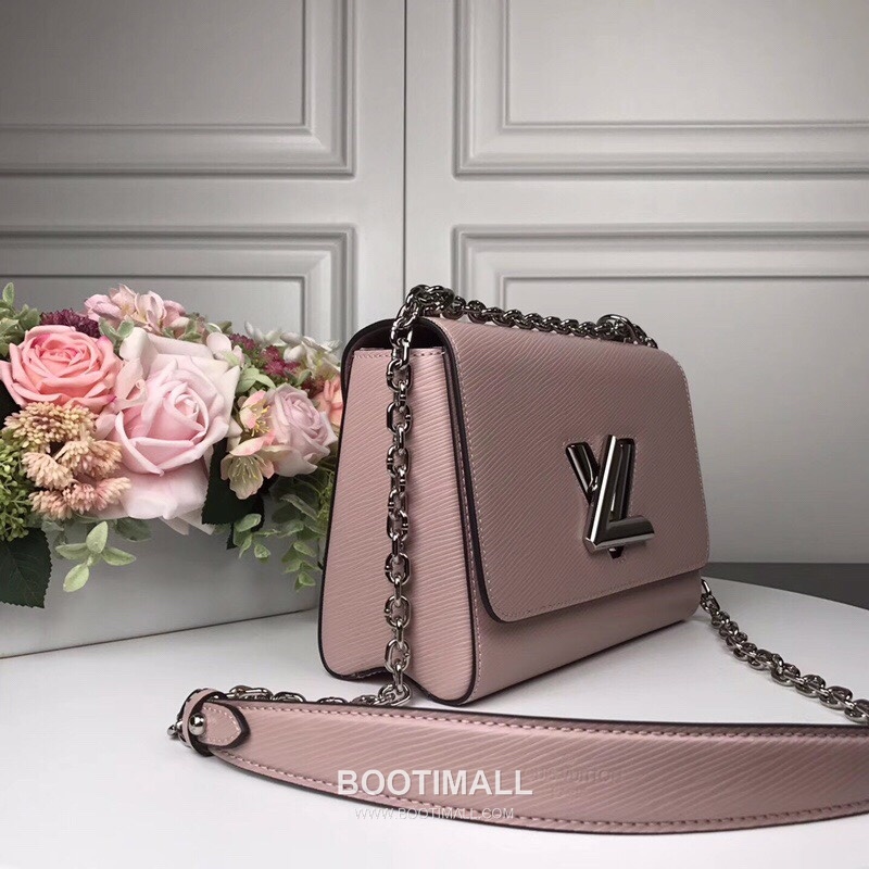 Louis Vuitton Twist MM Epi Calfskin Leather Chain Shoulder Bag with Twist Lock Detail 루이비통 트위스트 MM 에피 카프스킨 체인 숄더백 트위스트락 M50280 23cm 2