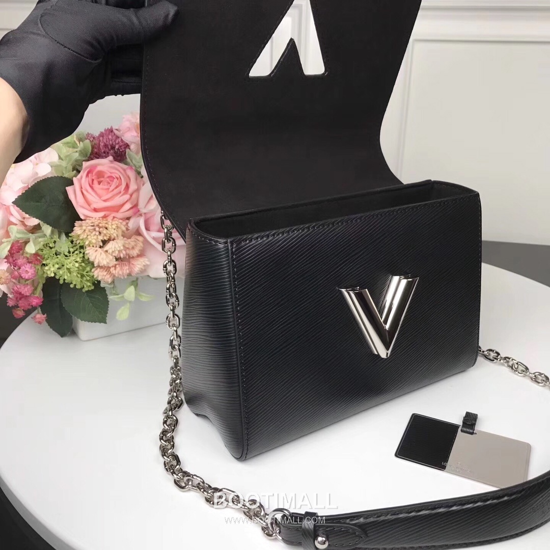 Louis Vuitton Twist MM Epi Calfskin Leather Chain Shoulder Bag with Twist Lock Detail 루이비통 트위스트 MM 에피 카프스킨 체인 숄더백 트위스트락 M50280 23cm 7