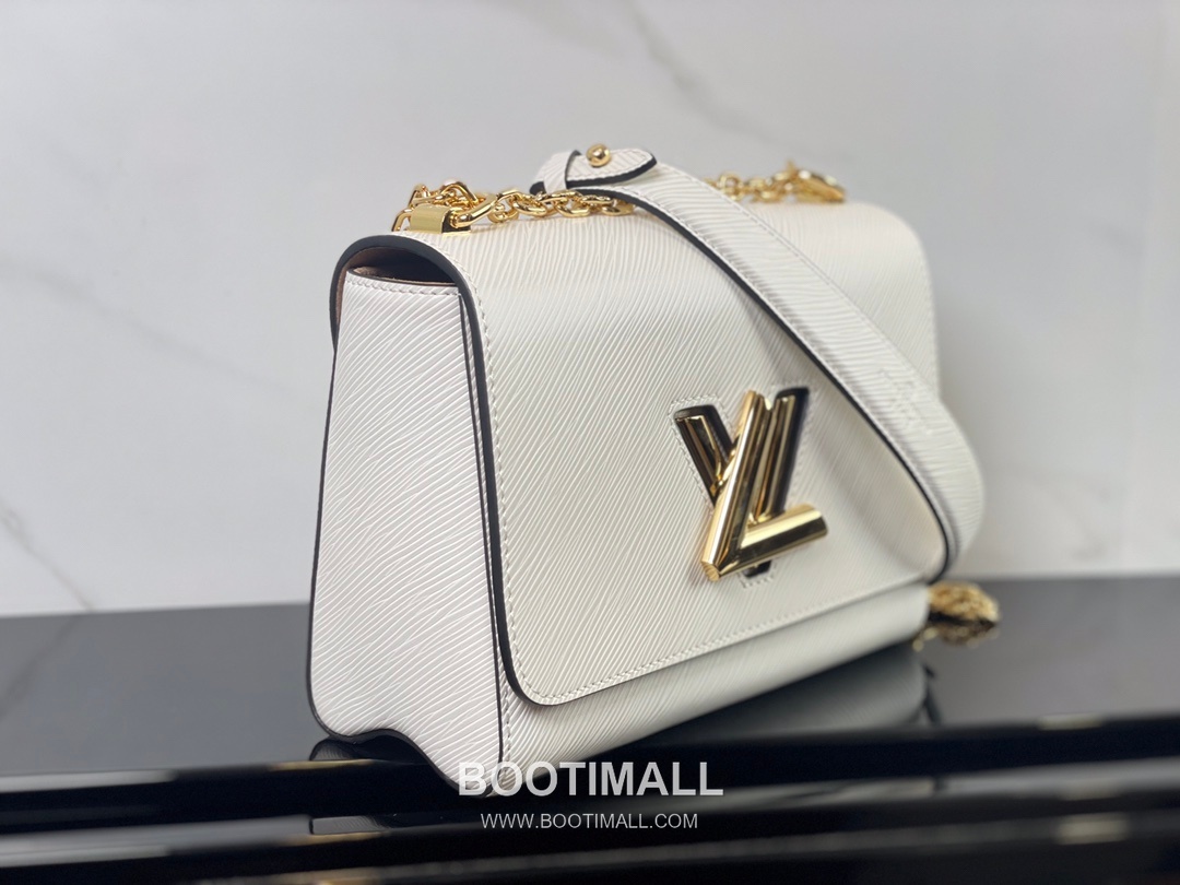 Louis Vuitton Twist MM Epi Calfskin Leather Chain Shoulder Bag with Twist Lock Detail 루이비통 트위스트 MM 에피 카프스킨 체인 숄더백 트위스트락 M50280 23cm 2