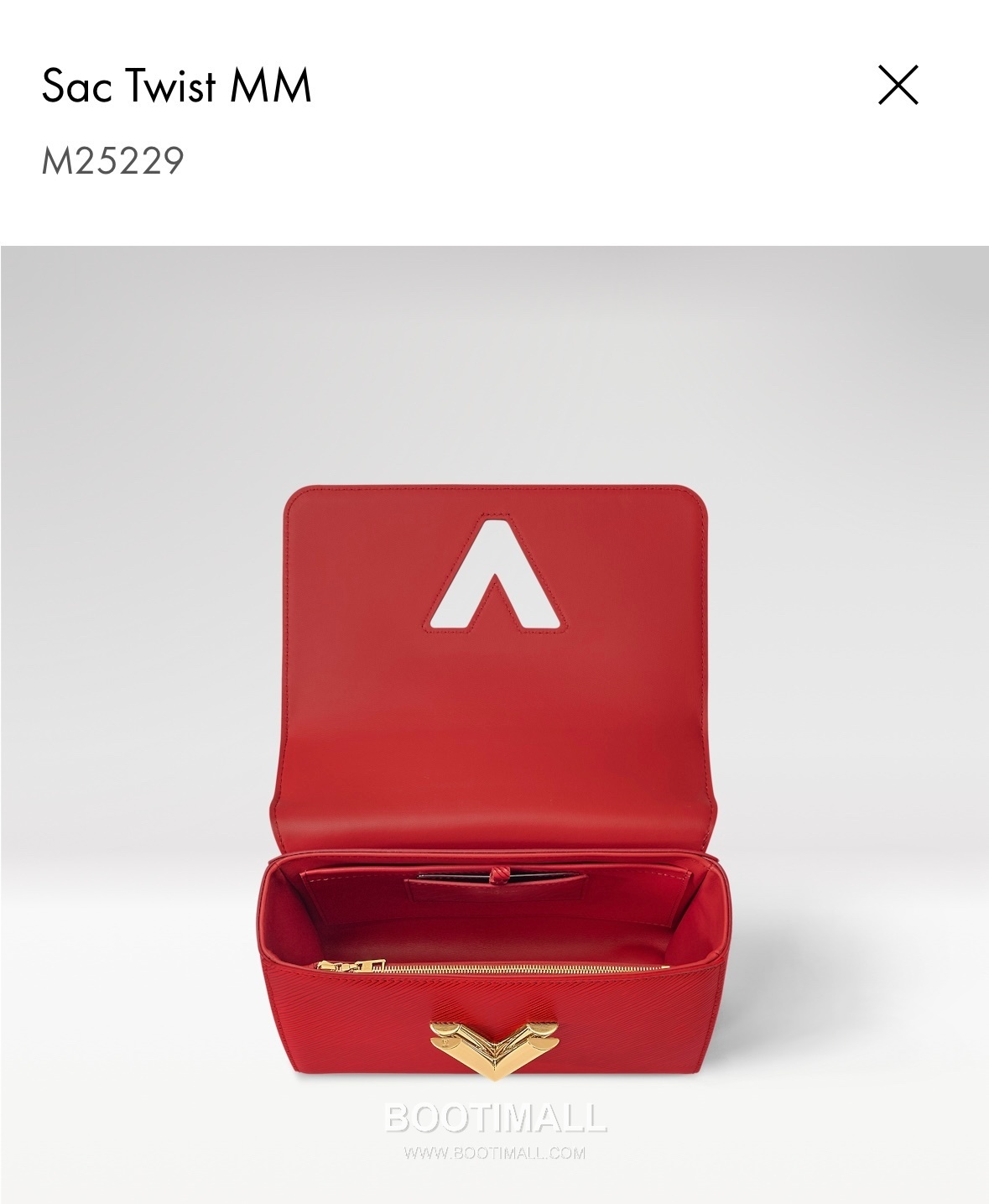 Louis Vuitton Twist MM Epi Calfskin Leather Chain Shoulder Bag with LV Twist Lock Detail 루이비통 트위스트 MM 에피 카프스킨 체인 숄더백 LV트위스트락 M25229 23cm 3