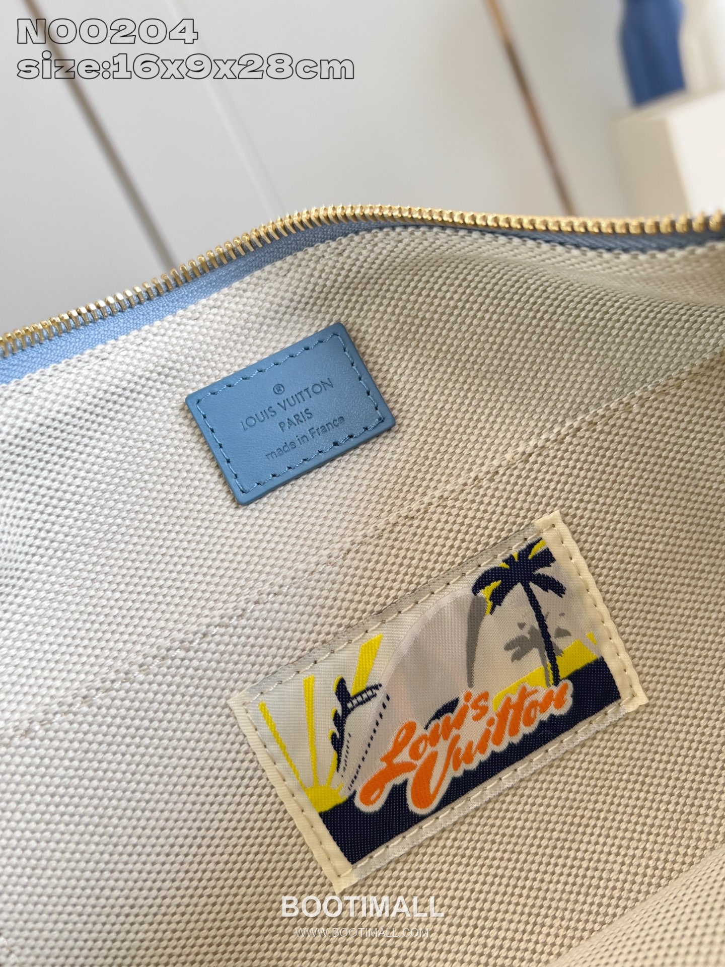 Louis Vuitton Pochette Accessoires XL Damier Denim Canvas Clutch Bag with Zip Pocket Detail 루이비통 포쉐트 악세수아르 XL 다미에 데님 캔버스 클러치백 지퍼포켓 N00204 28cm 9