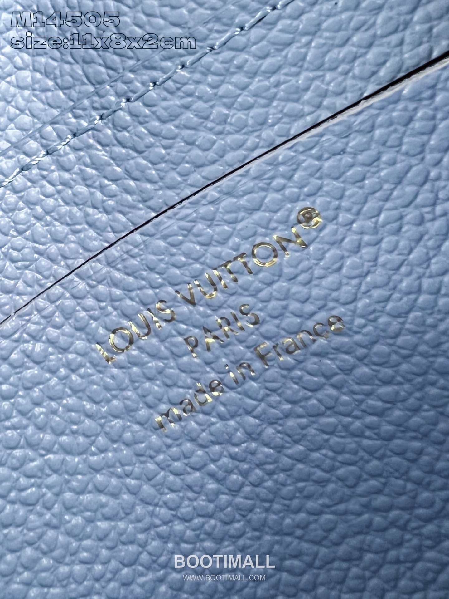 Louis Vuitton Rosalie Monogram Empreinte Leather Coin Wallet with Snap Button Detail 루이비통 로잘리 모노그램 앙프렝뜨 코인월렛 스냅버튼 M14505 11cm 7