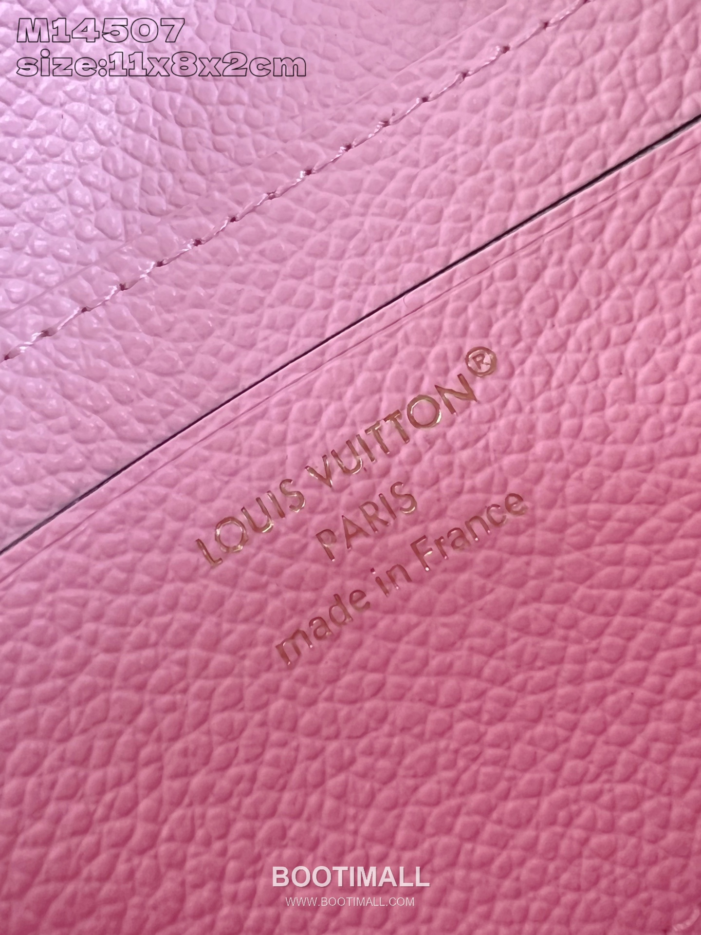 Louis Vuitton Rosalie Monogram Empreinte Leather Coin Wallet with Snap Button Detail 루이비통 로잘리 모노그램 앙프렝뜨 코인월렛 스냅버튼 M14507 11cm 7