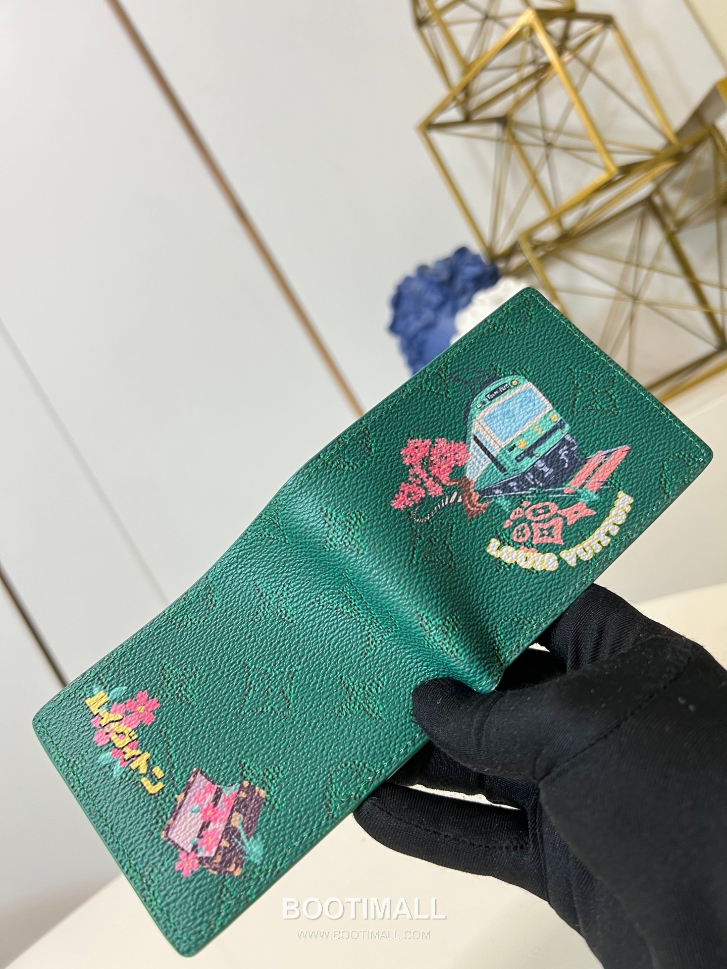 Louis Vuitton Slender Monogram Canvas Compact Wallet with Card Slot Detail 루이비통 슬렌더 모노그램 캔버스 컴팩트 반지갑 카드슬롯 M25986 11cm 4