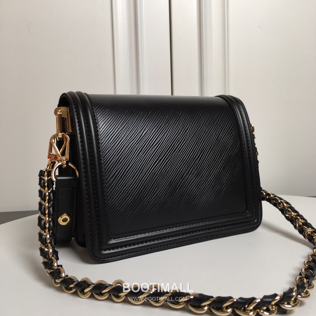 Louis Vuitton Mini Dauphine Epi Calfskin Leather Shoulder Bag with Magnetic Lock Detail 루이비통 미니 도핀 에피 카프스킨 숄더백 마그네틱락 M55963 20cm 6