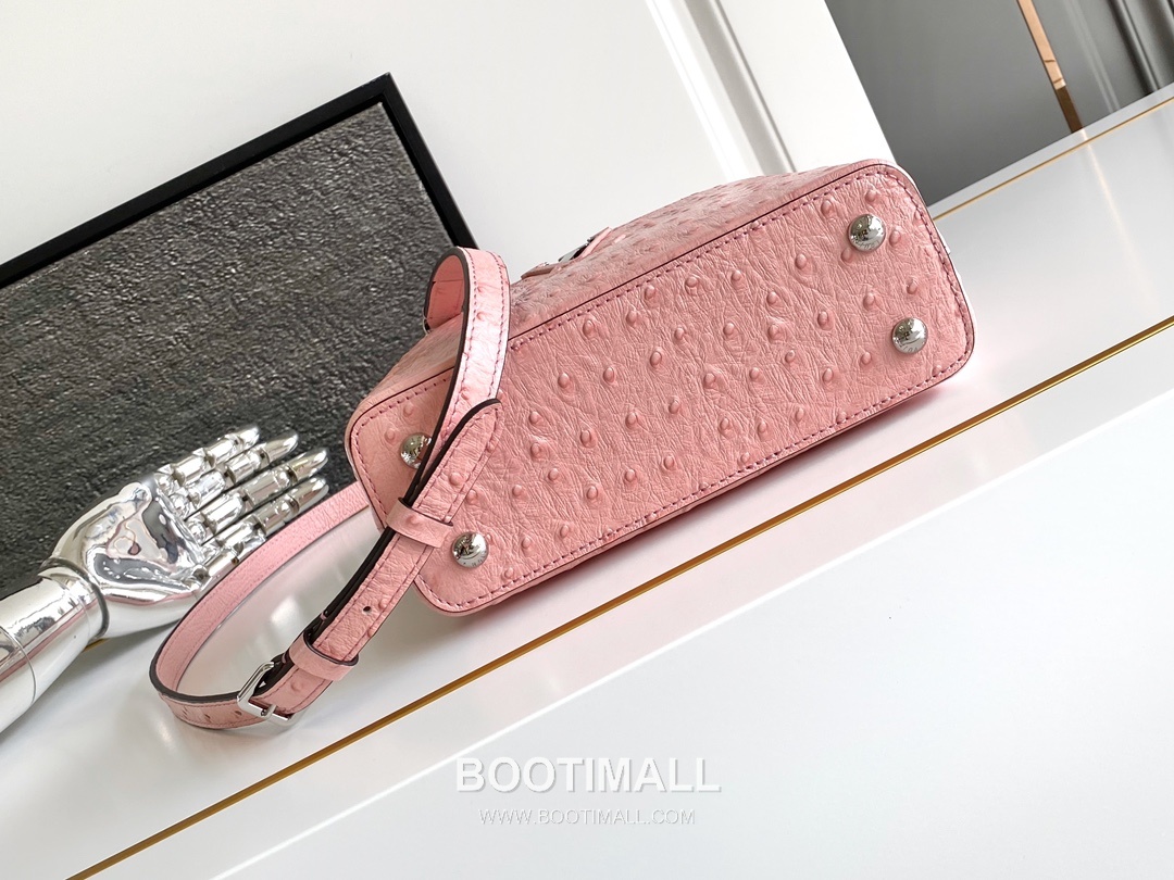 Louis Vuitton Dauphine Mini Monogram Empreinte Leather Shoulder Bag with LV Lock Detail 루이비통 도핀 미니 모노그램 앙프렝뜨 숄더백 LV락 M24713 21cm 4