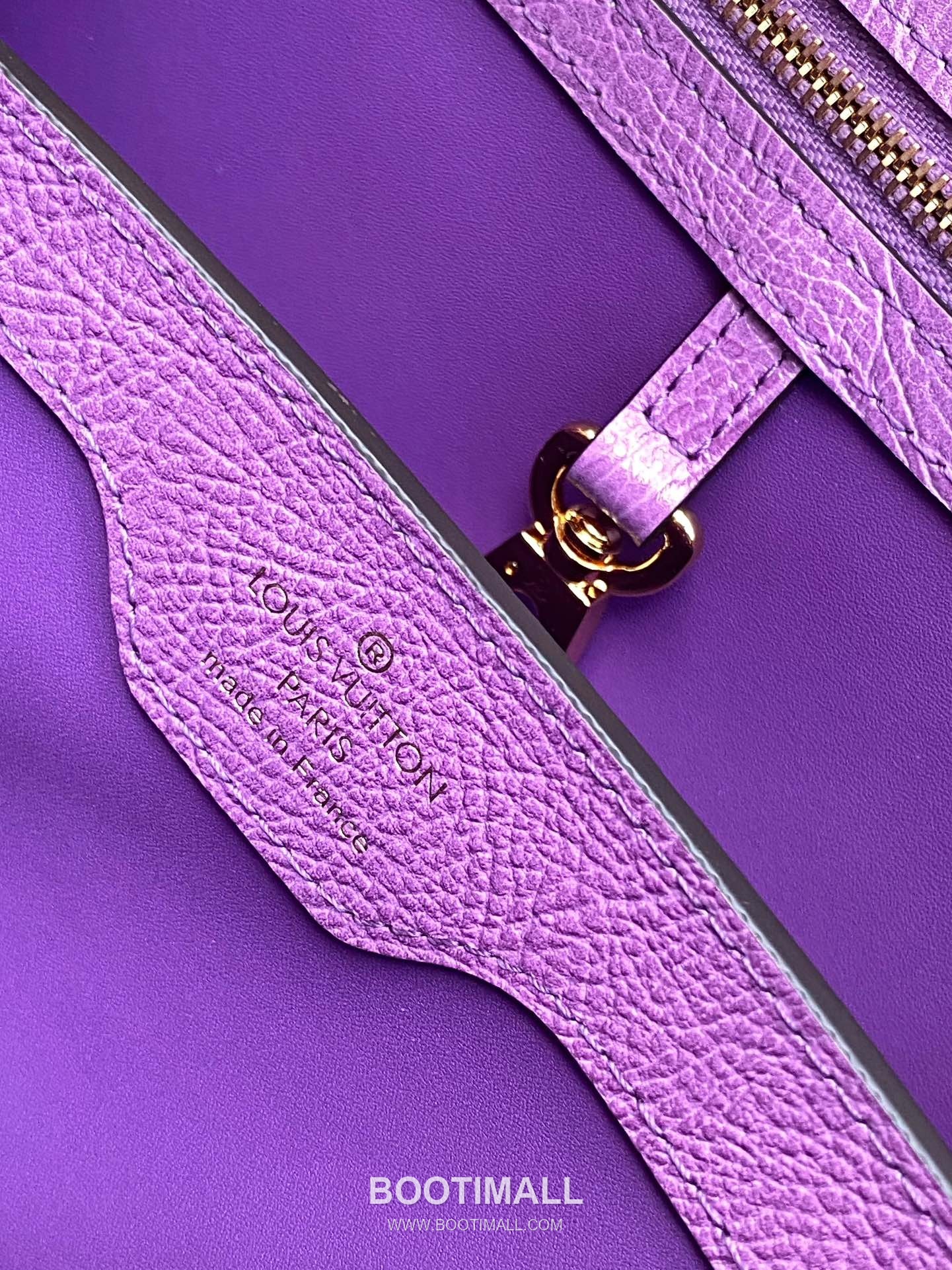 Louis Vuitton Dauphine PM Monogram Empreinte Leather Shoulder Bag with LV Lock Detail 루이비통 도핀 PM 모노그램 앙프렝뜨 숄더백 LV락 M24714 27cm 9